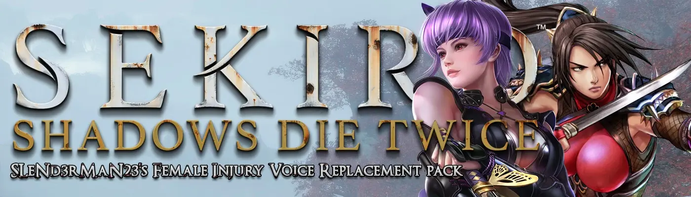 Female Injury Voice Replacement pack