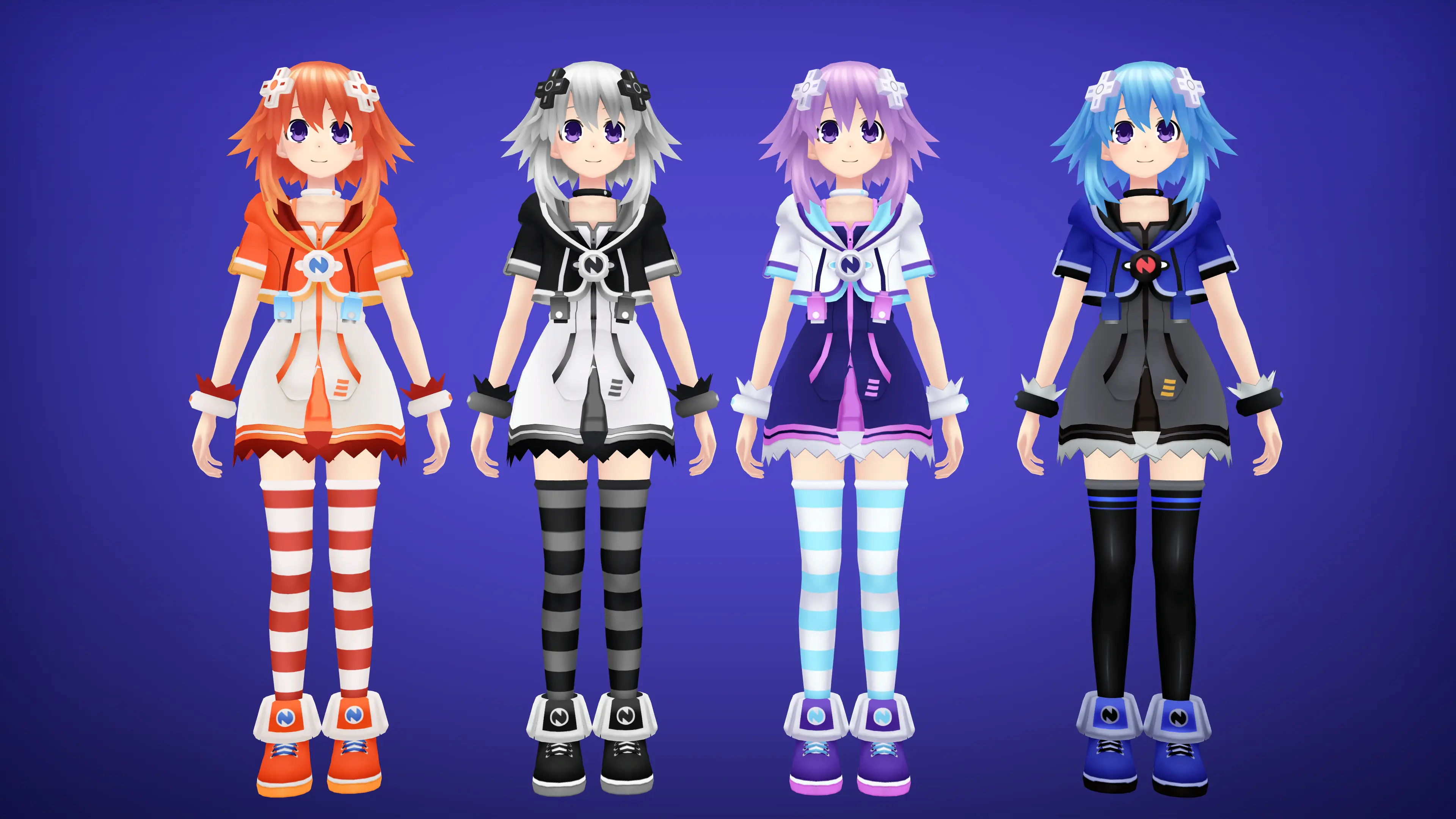 Neptunia RB3 3D models
