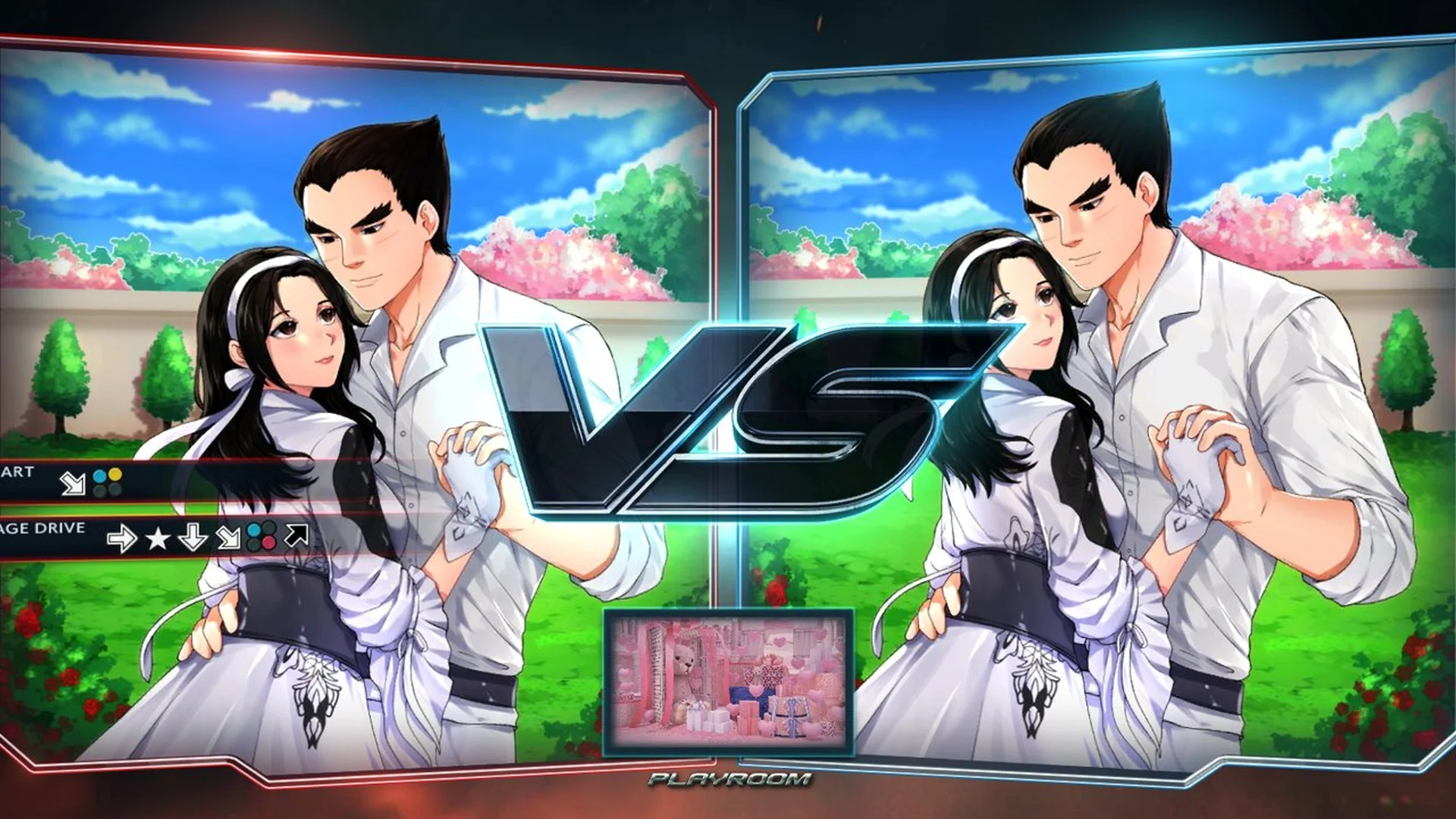 Kazuya Mishima And Jun Kazama Panel Art