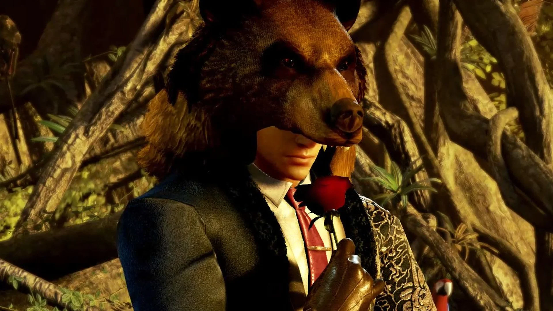 Lee with kuma head mod