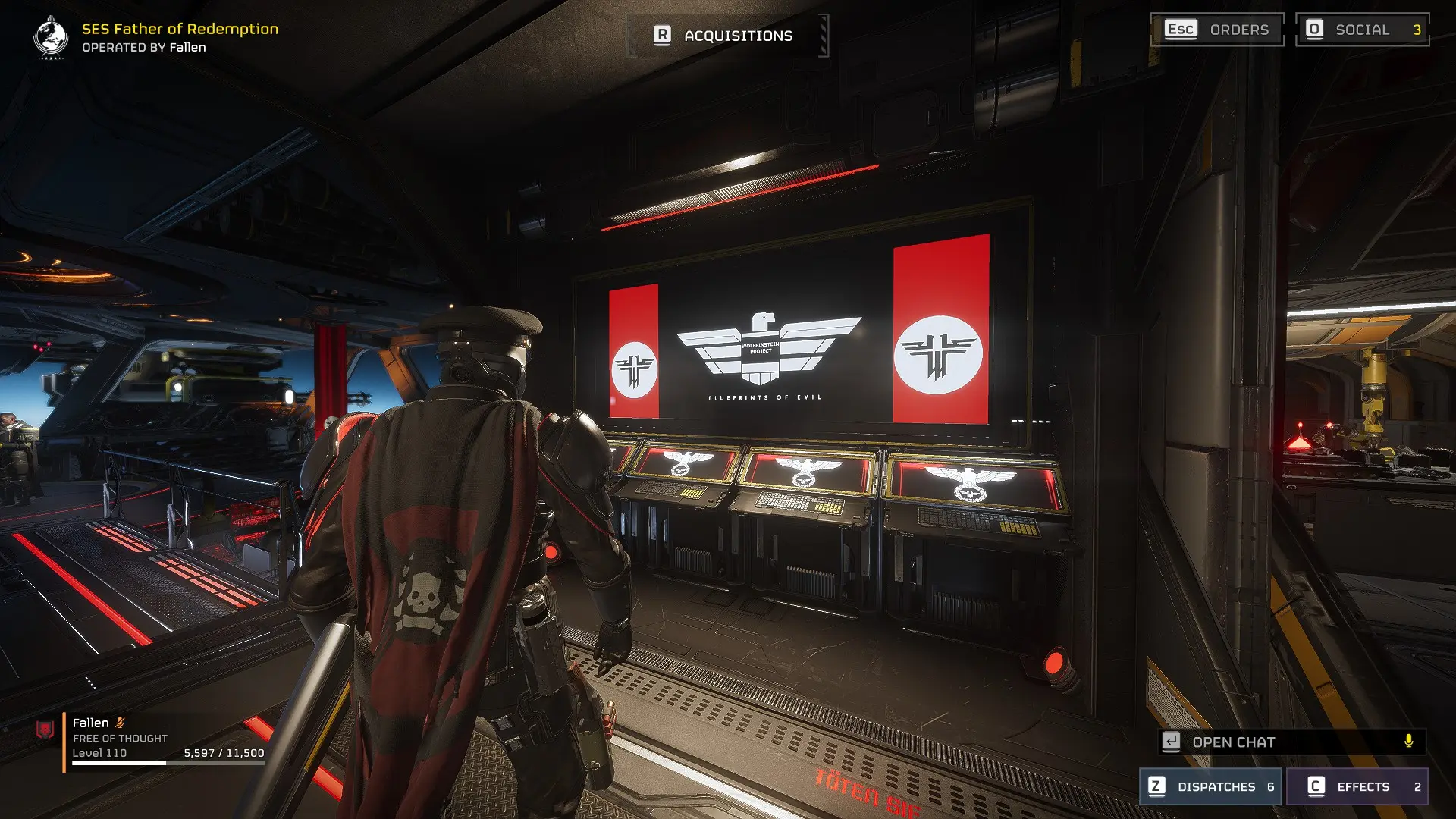 Wolfenstein Ship Interior