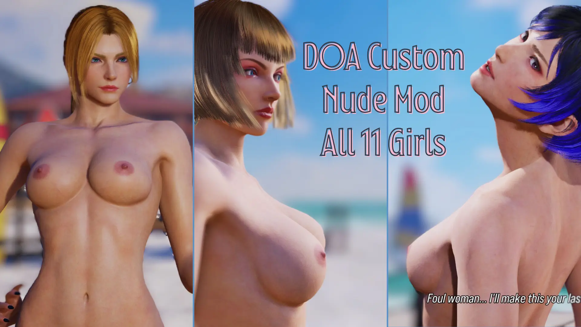 DOA Custom Nude Mod All 11 Girls