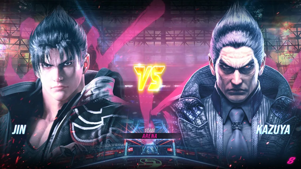 Tekken 5 Vs Menu Along With Get Ready Announcer