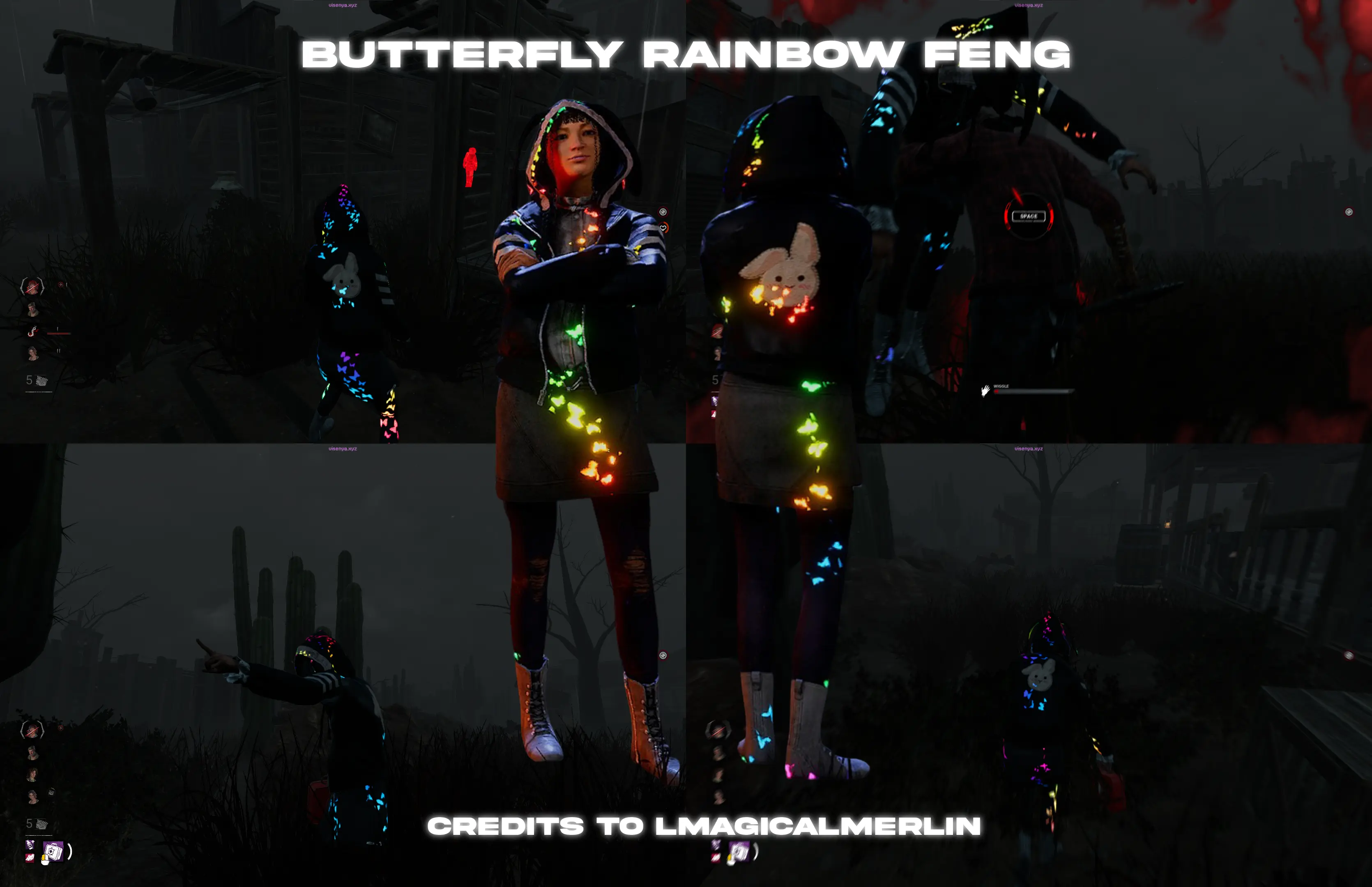 Rainbow Butterfly Feng - Animated Legacy Updated