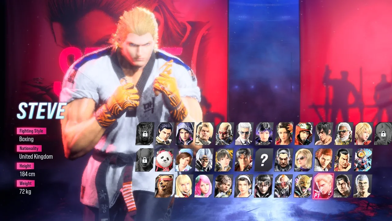 Steve Fox with Hwoarang 1p Default