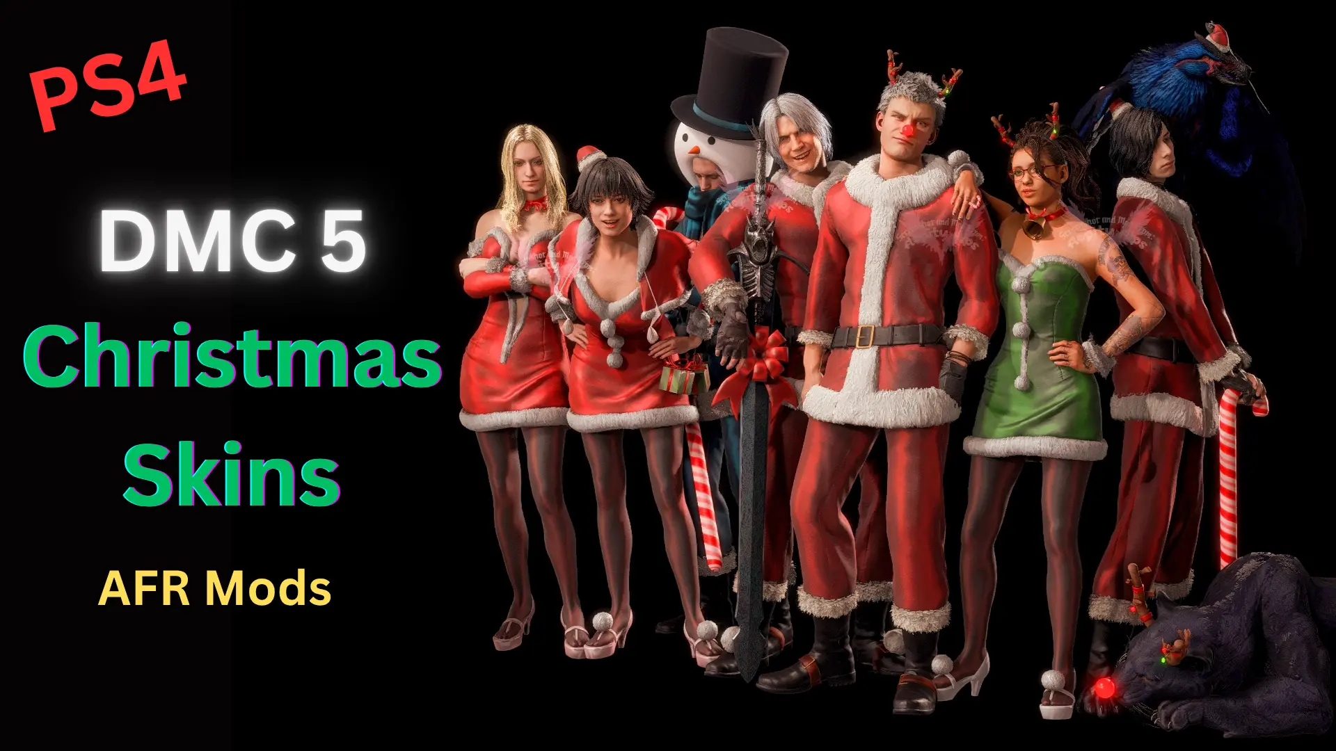 DMC 5: Christmas Edition Mod (Santa Costume Pack) [AFR]