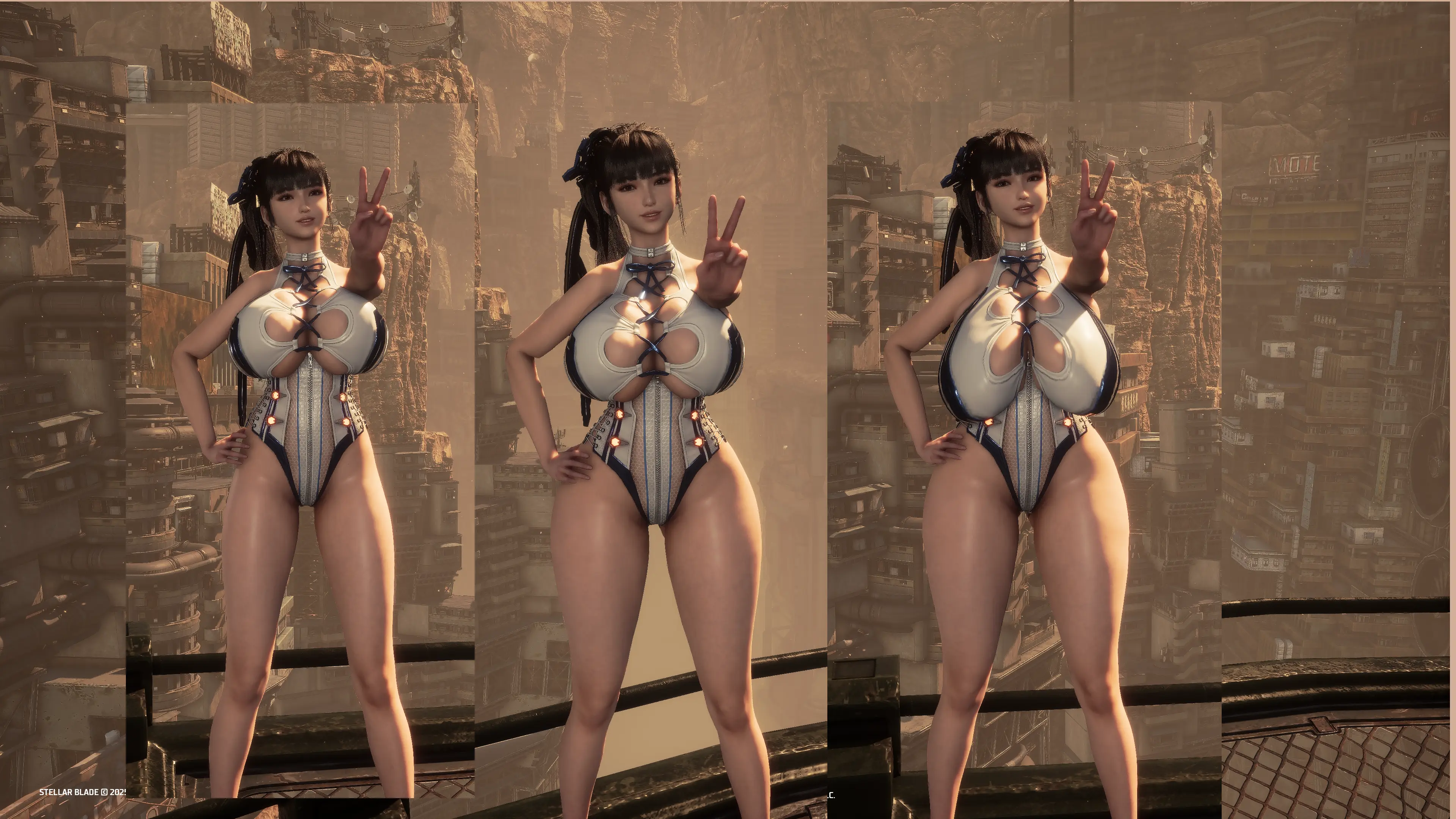 Busty and Thicc Midsummer Alice outfits with Jiggle Physics