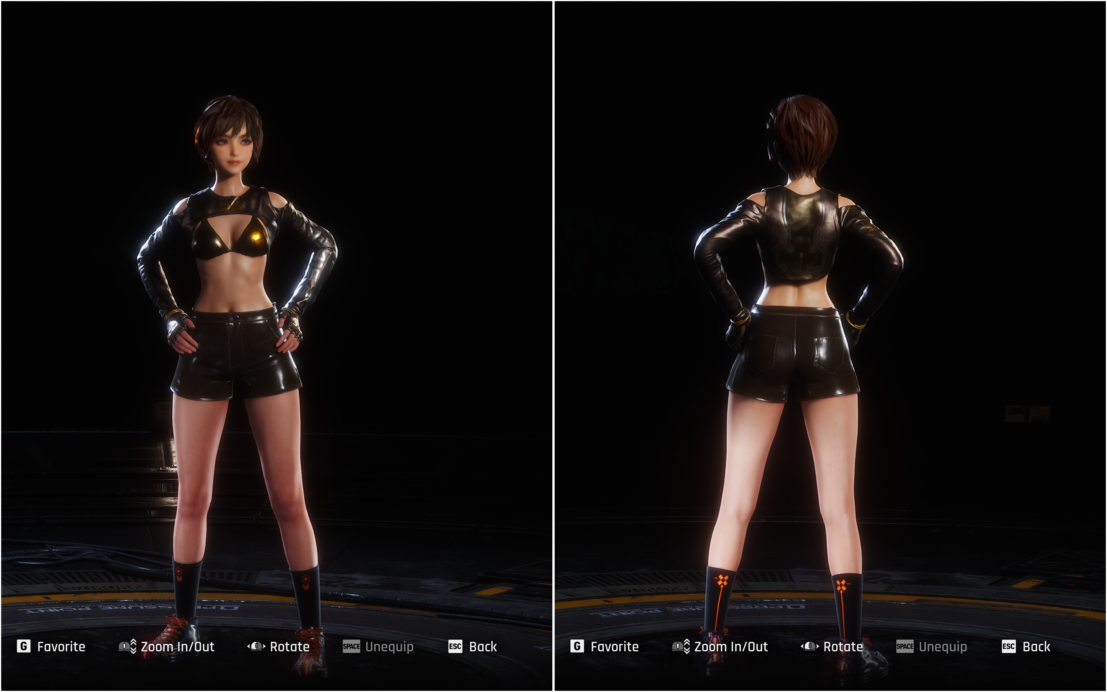 Artemis - no bodysuit with shorts