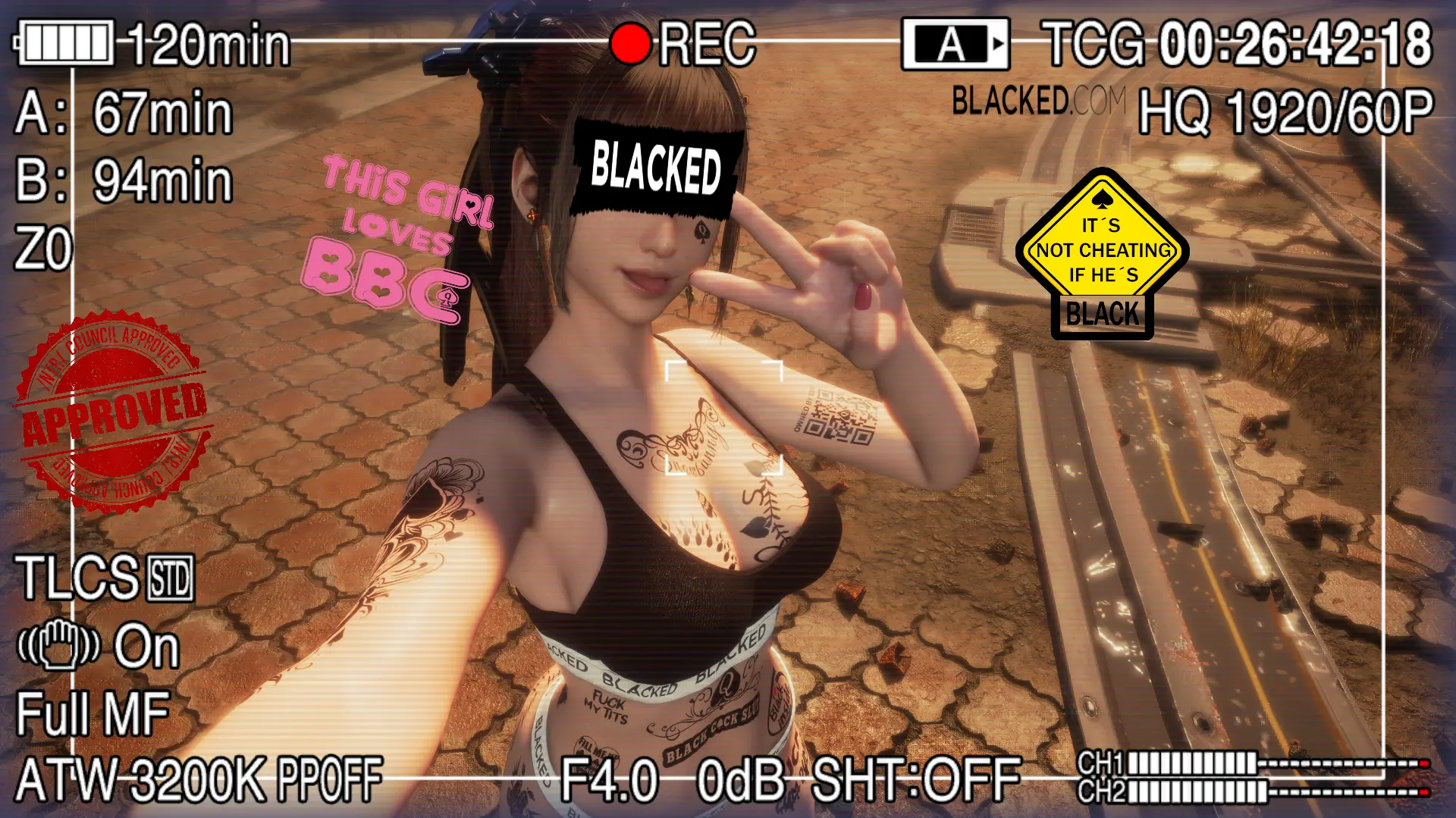 blacked Photomode with both frames and stickers