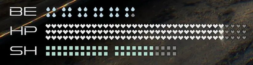 Heart and Mana UI Edit