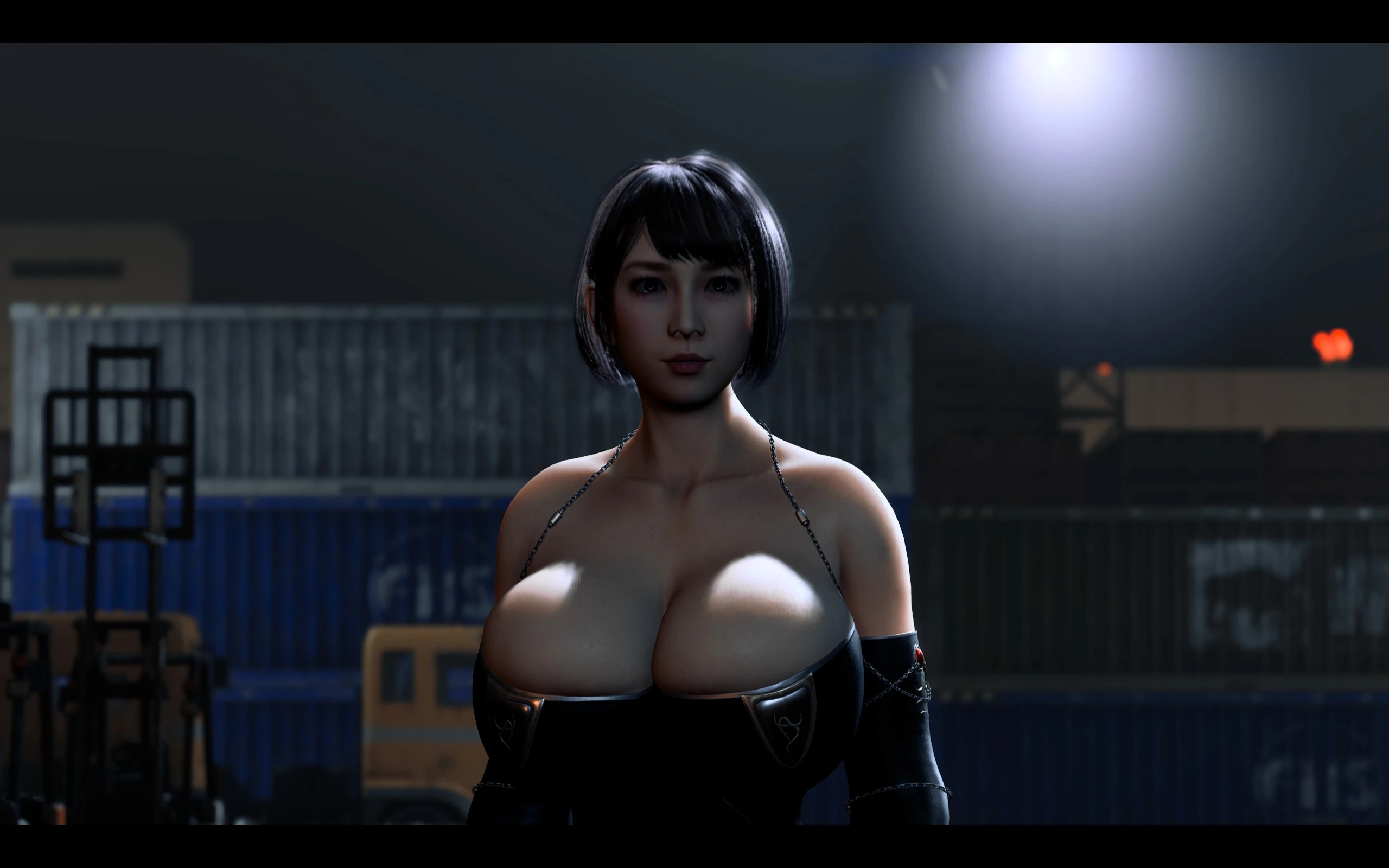 Curvy Saeko (Jiggle Physics. Female - Futa)