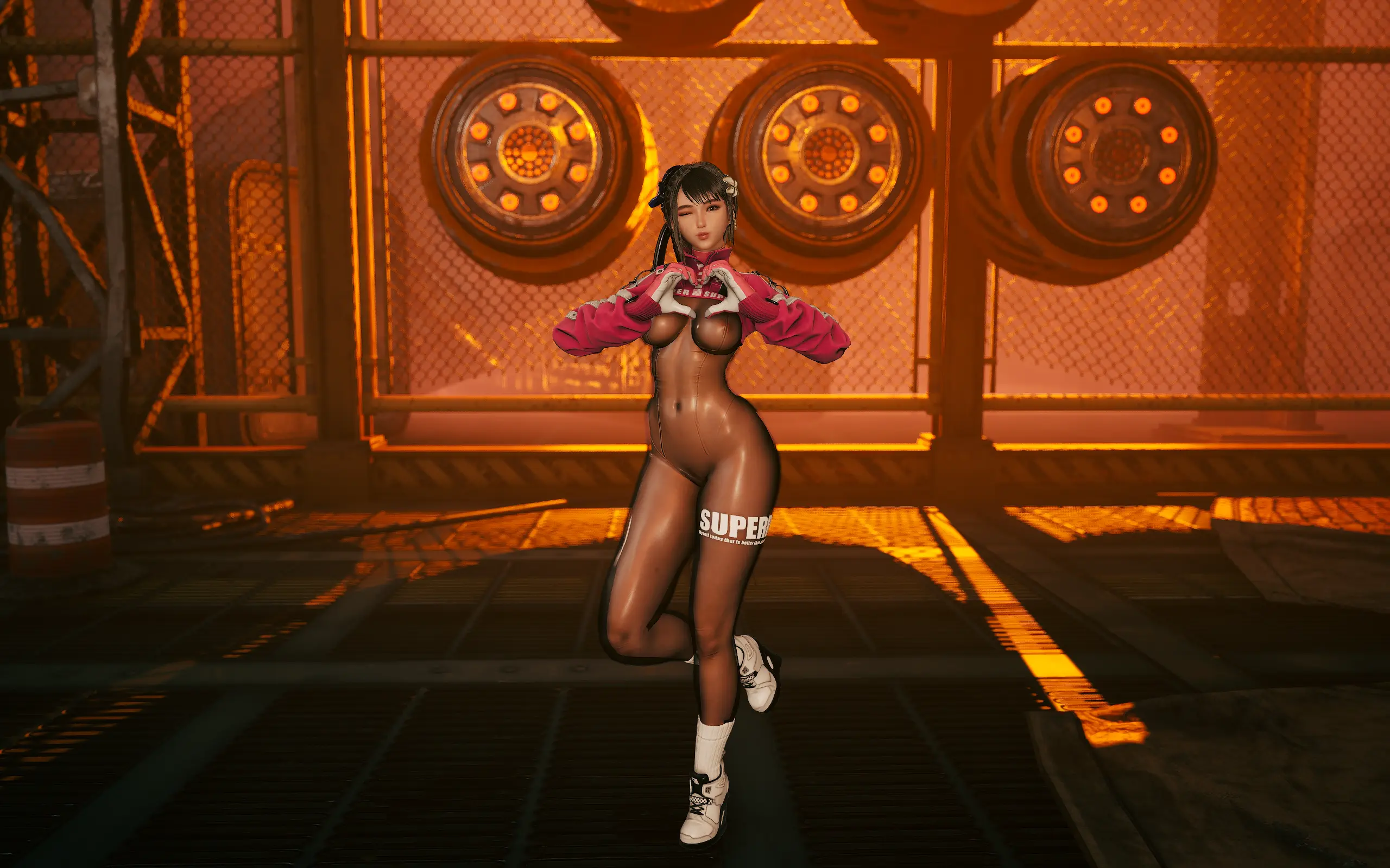 Cooling Suit Transparent