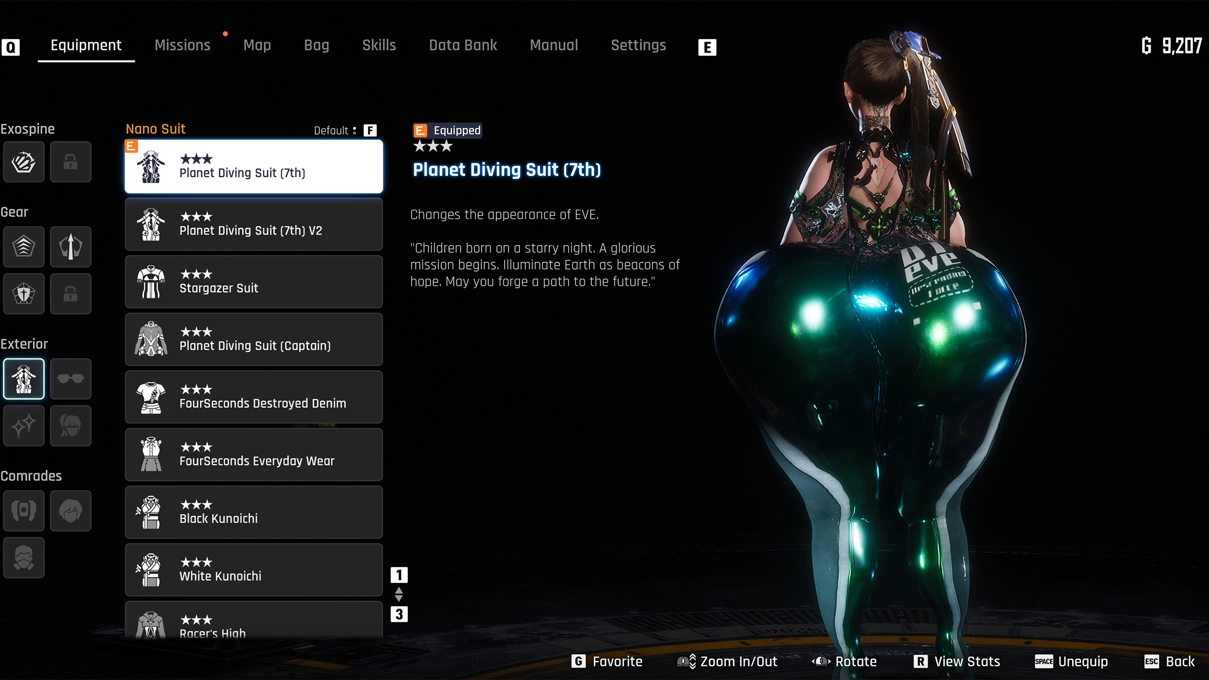 Asspansive Eve Planet Diving Suit 7th