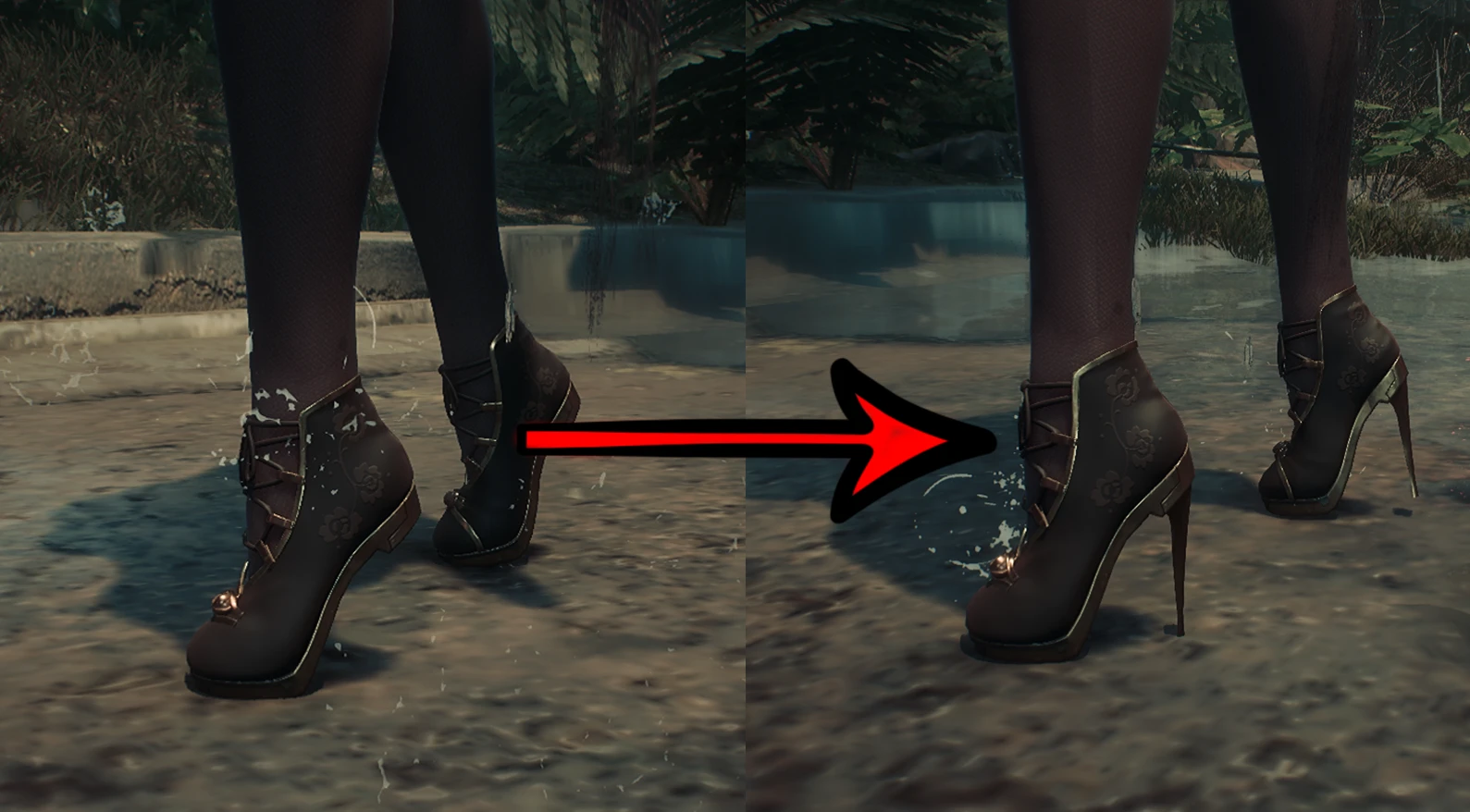 Add Heels to Pearl Nanosuits