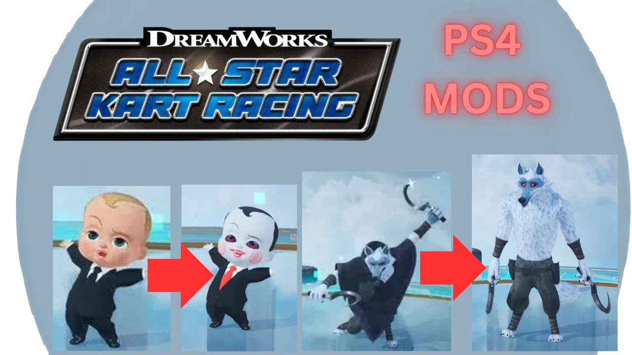 Billy the Puppet (Boss Baby) and Shirtless Wolf