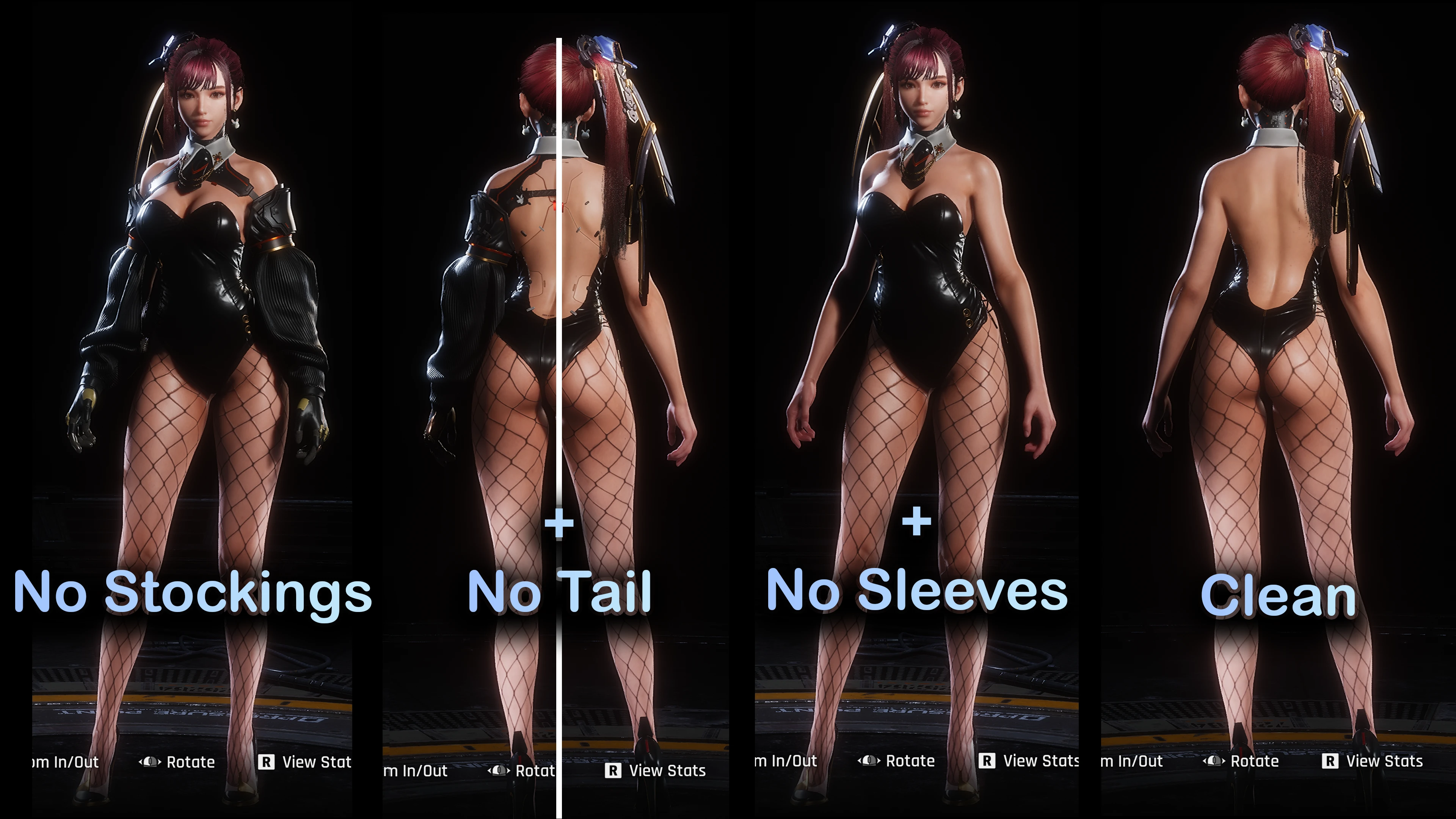 Cyber Bunny No Stockings No Sleeves No Tail (Modular) (CNS Supported)