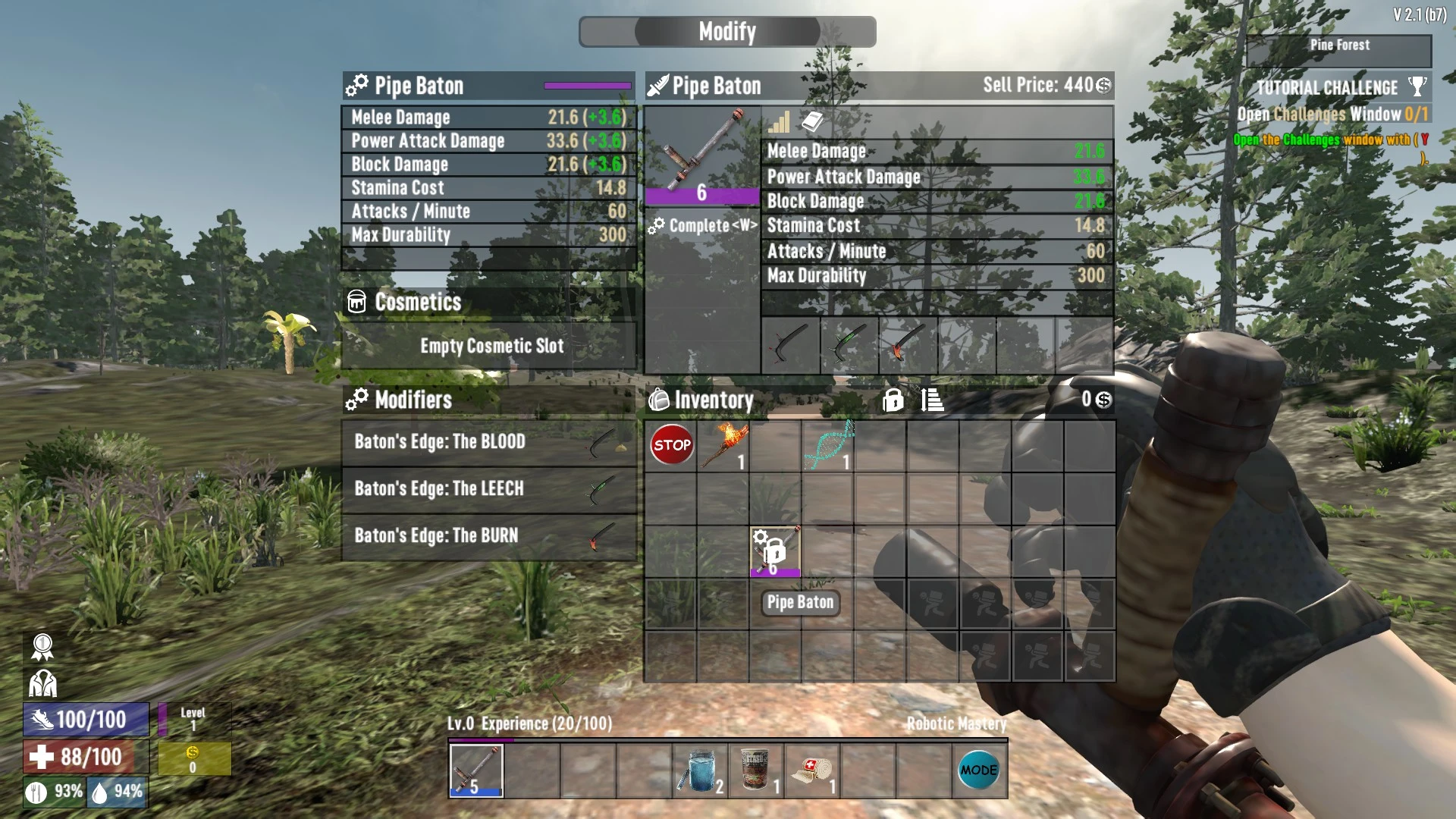 Baton's Edge Special Attachment Mods