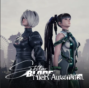 Stellar Blade x Nier Automata main menu