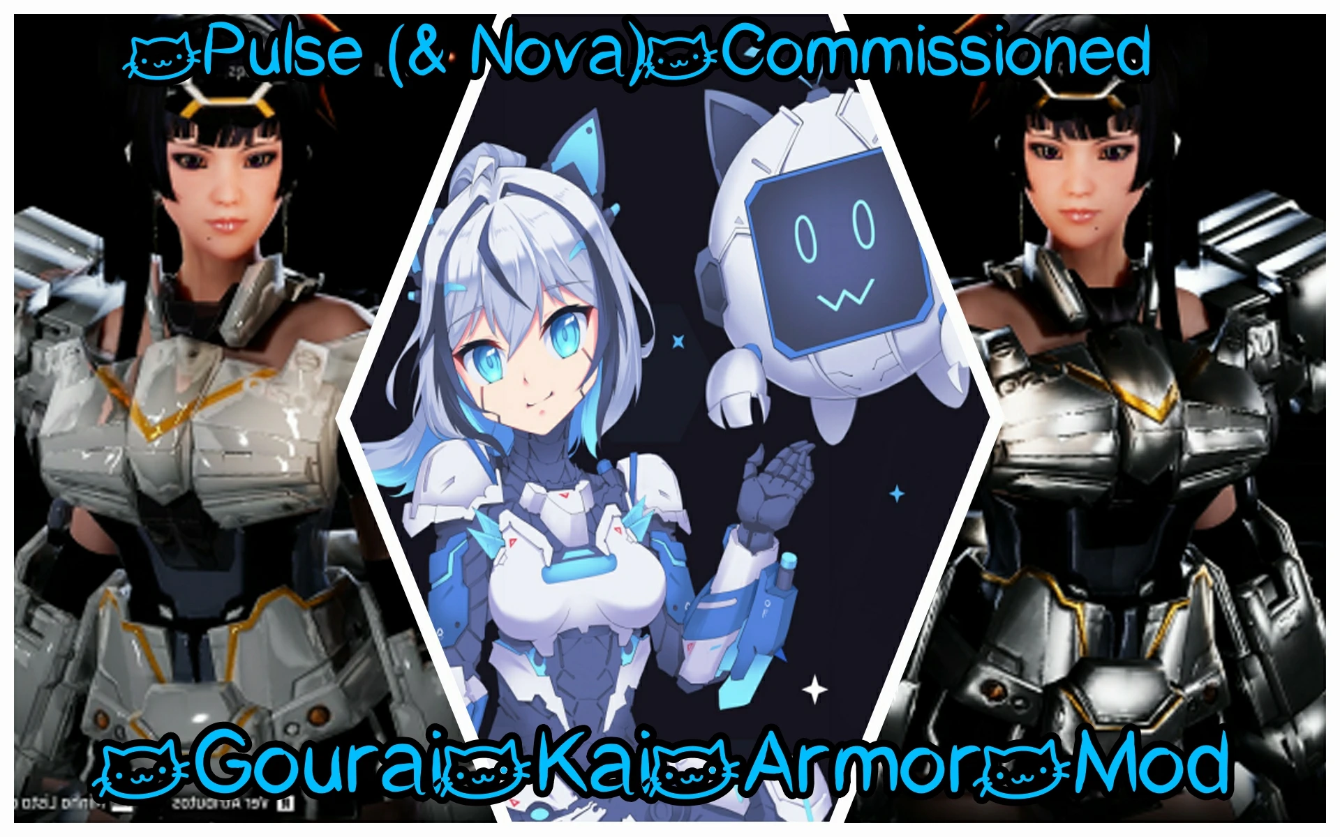 Frame Arms - Gourai Kai Armor Mod 4 versions