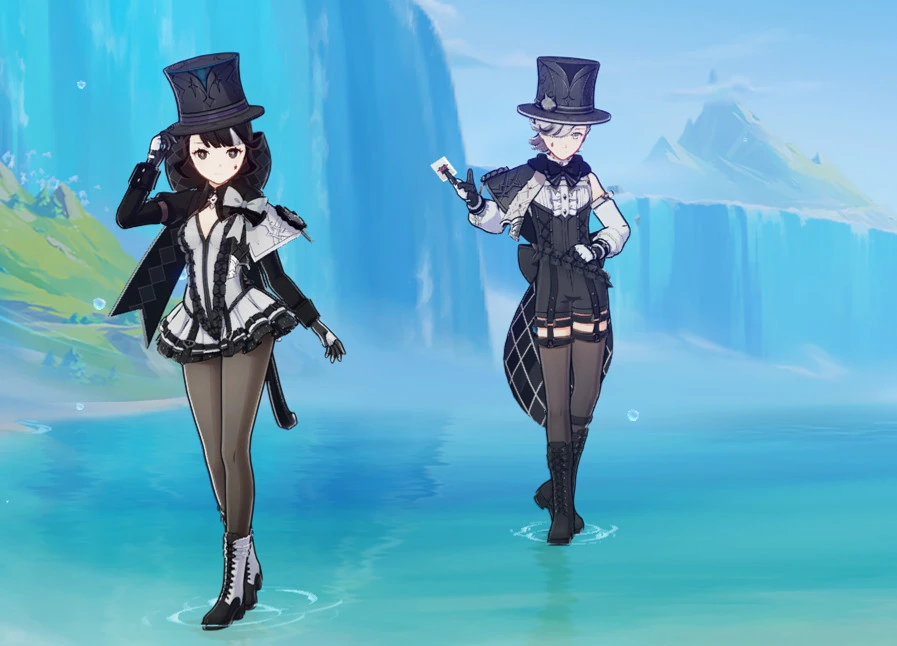 Monochrome Lyney & Lynette