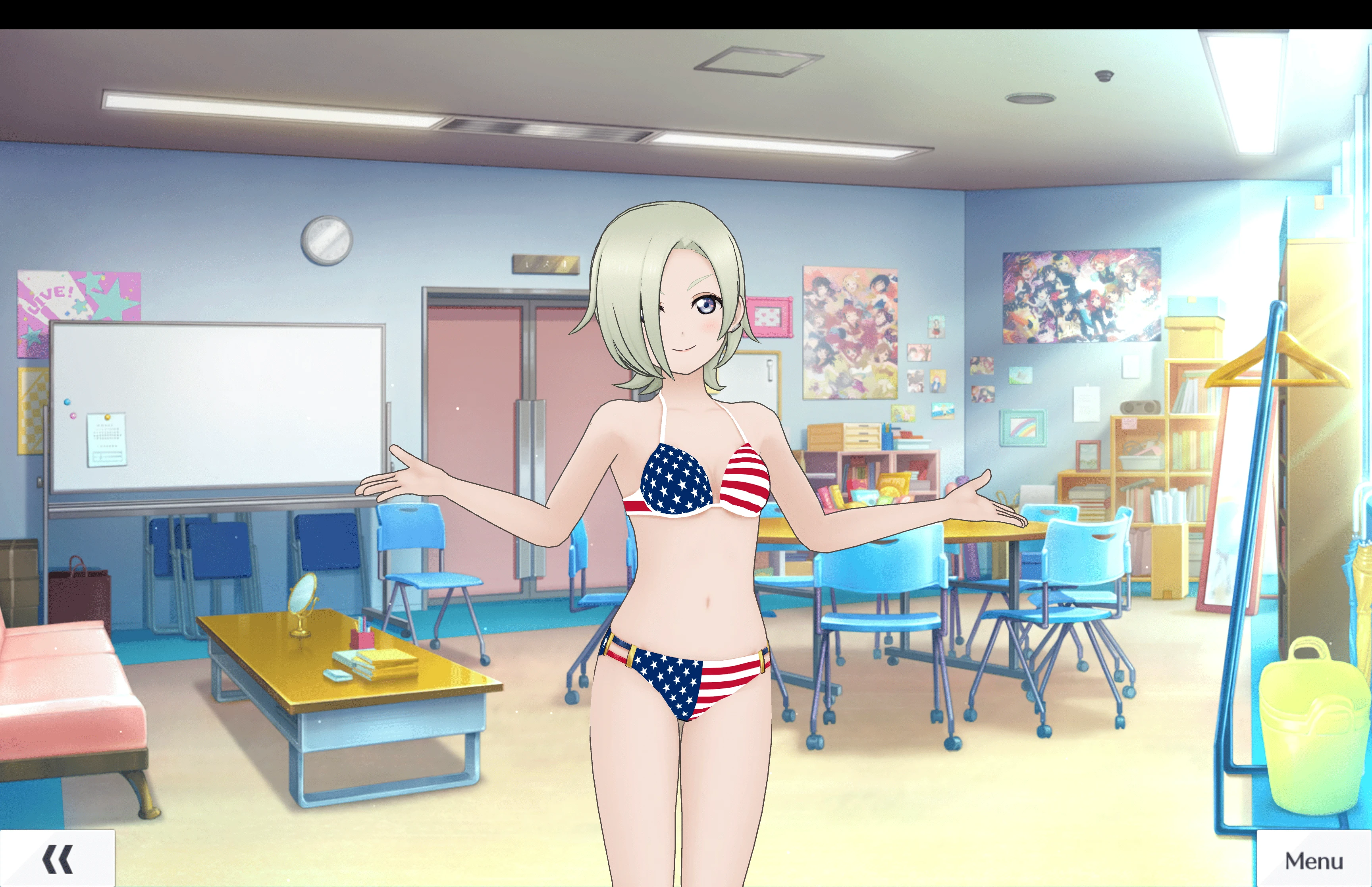 Mia Taylor Summer Splash 2021 (American flag bikini)