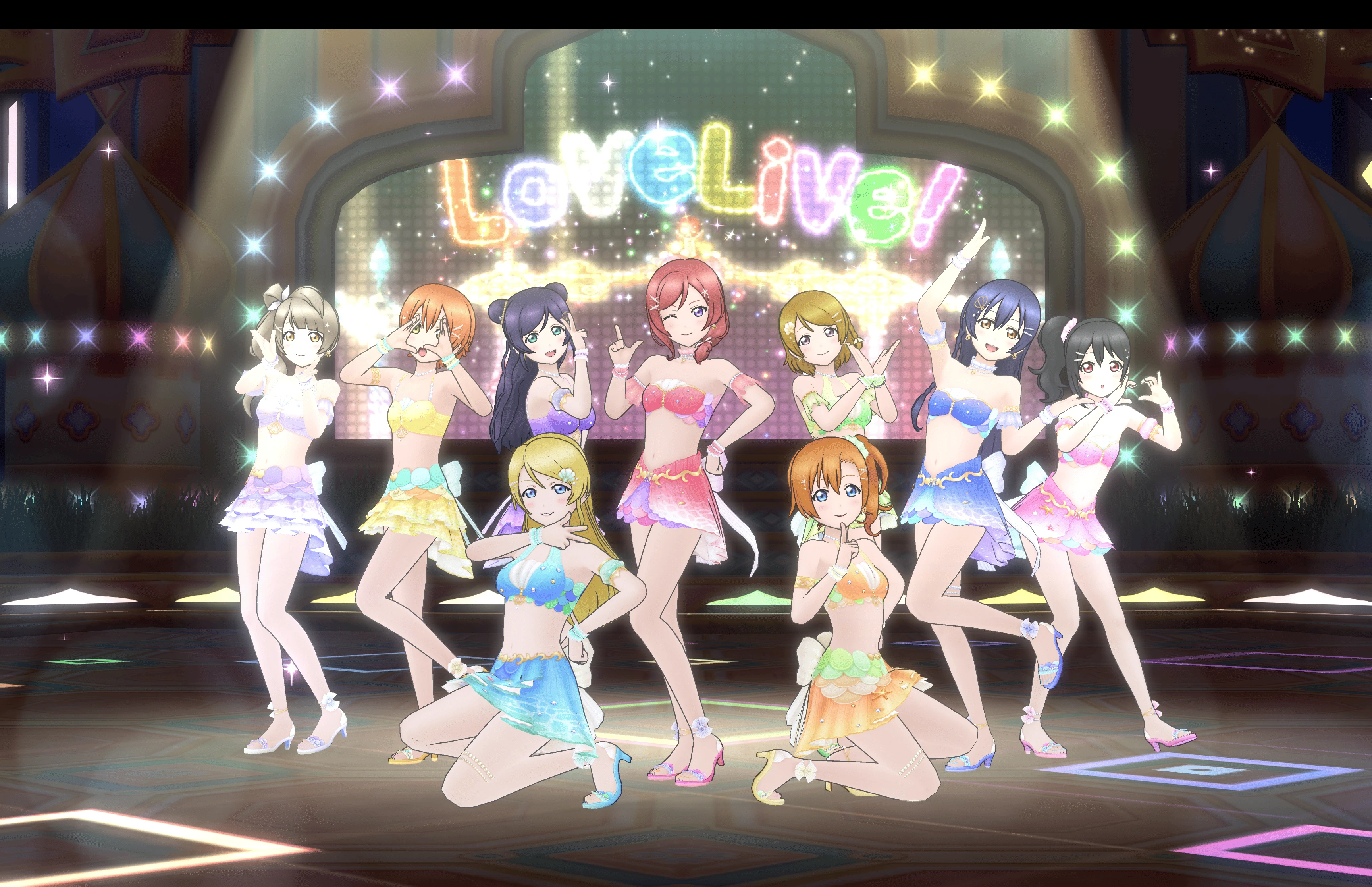 Muse Mermaid festa vol.1 Costume with shorter skirt