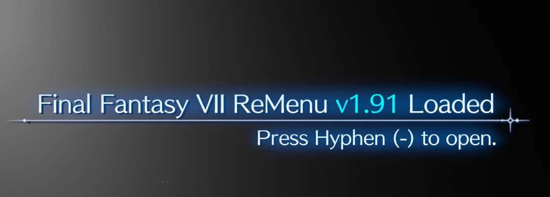 Final Fantasy VII ReMenu