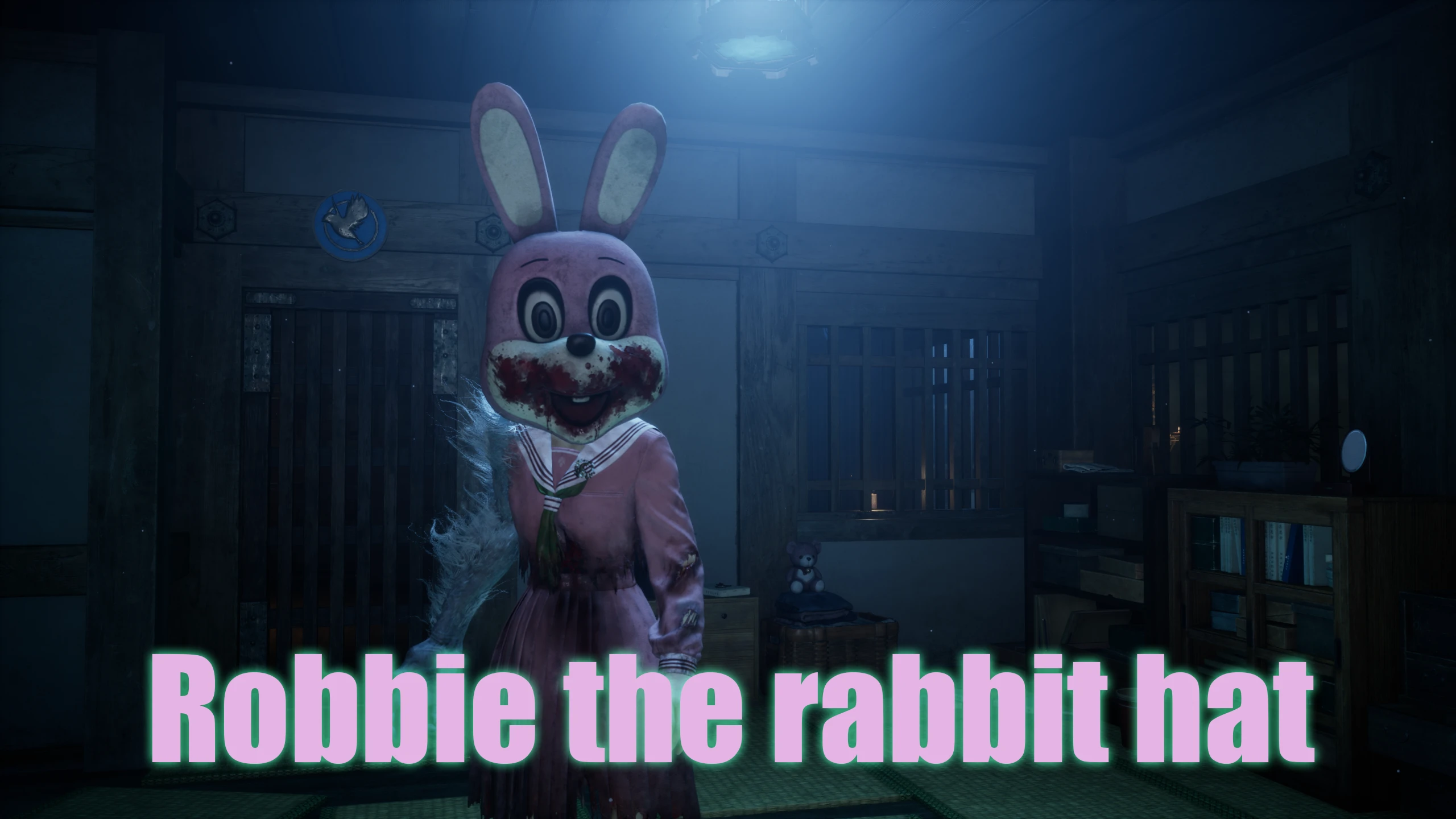 Robbie the rabbit face