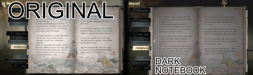 More Usable Notebook - Darker Background