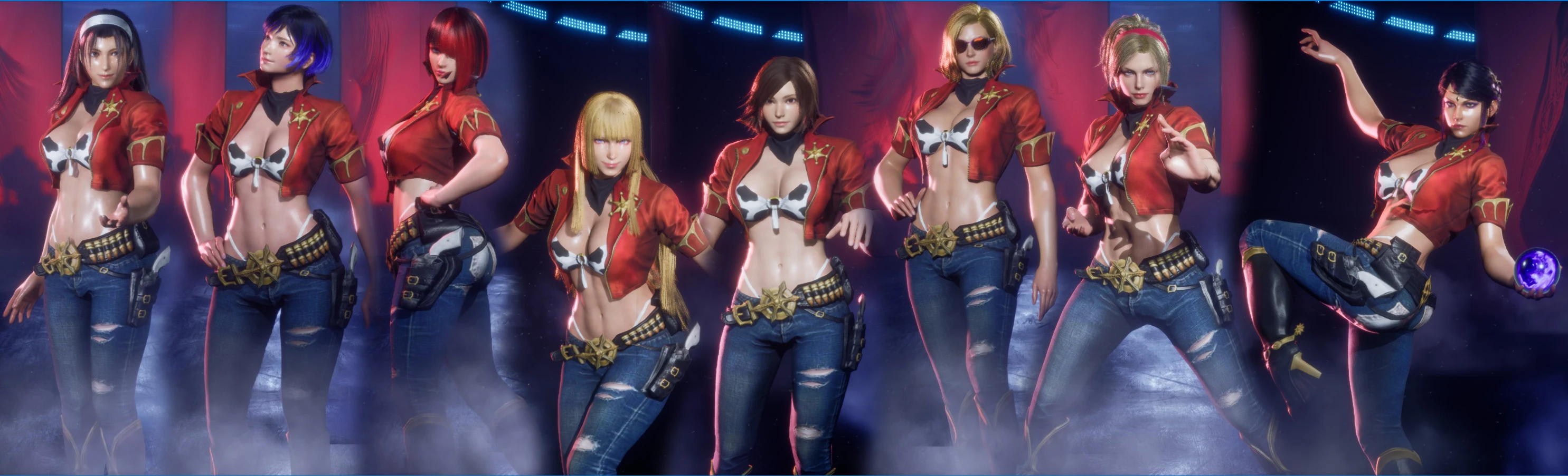 Sexy Cowgirls cosplay