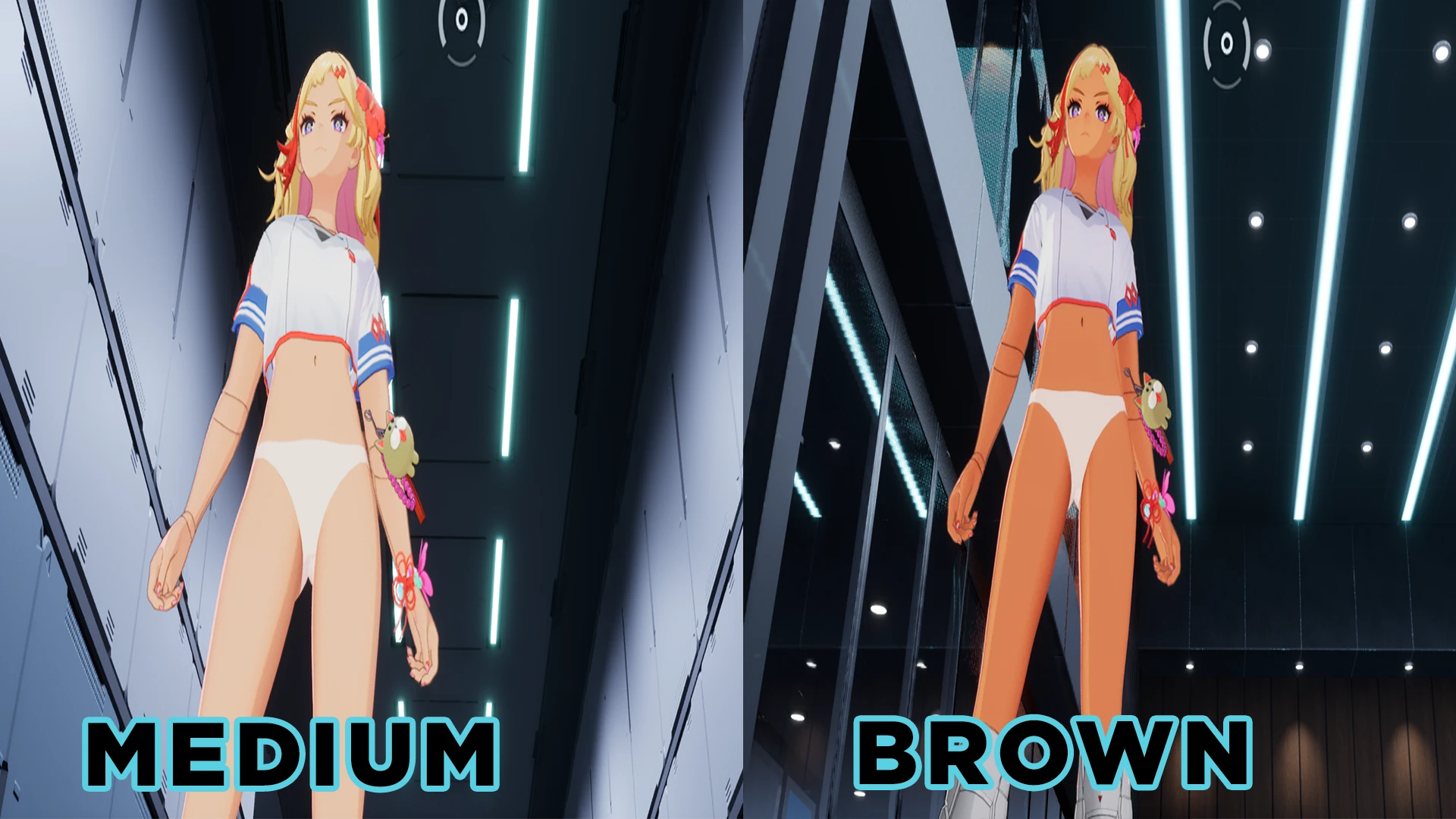 Ryoko without skirt (Skin Brown & Medium)