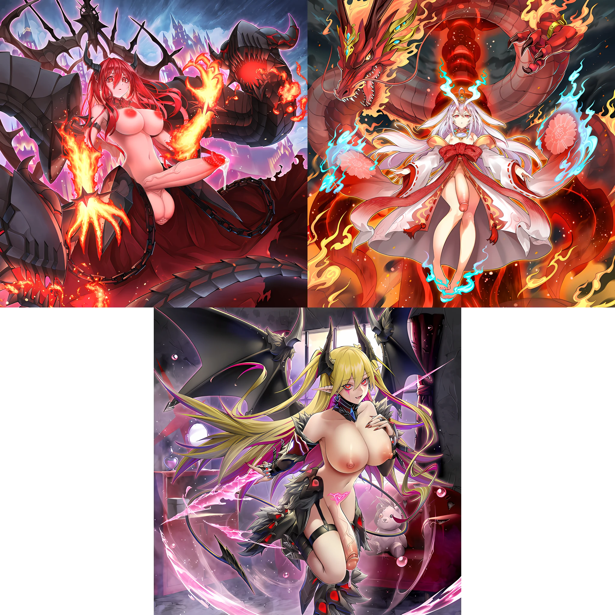 Futanari Lacrima & Kurikara & Promethean