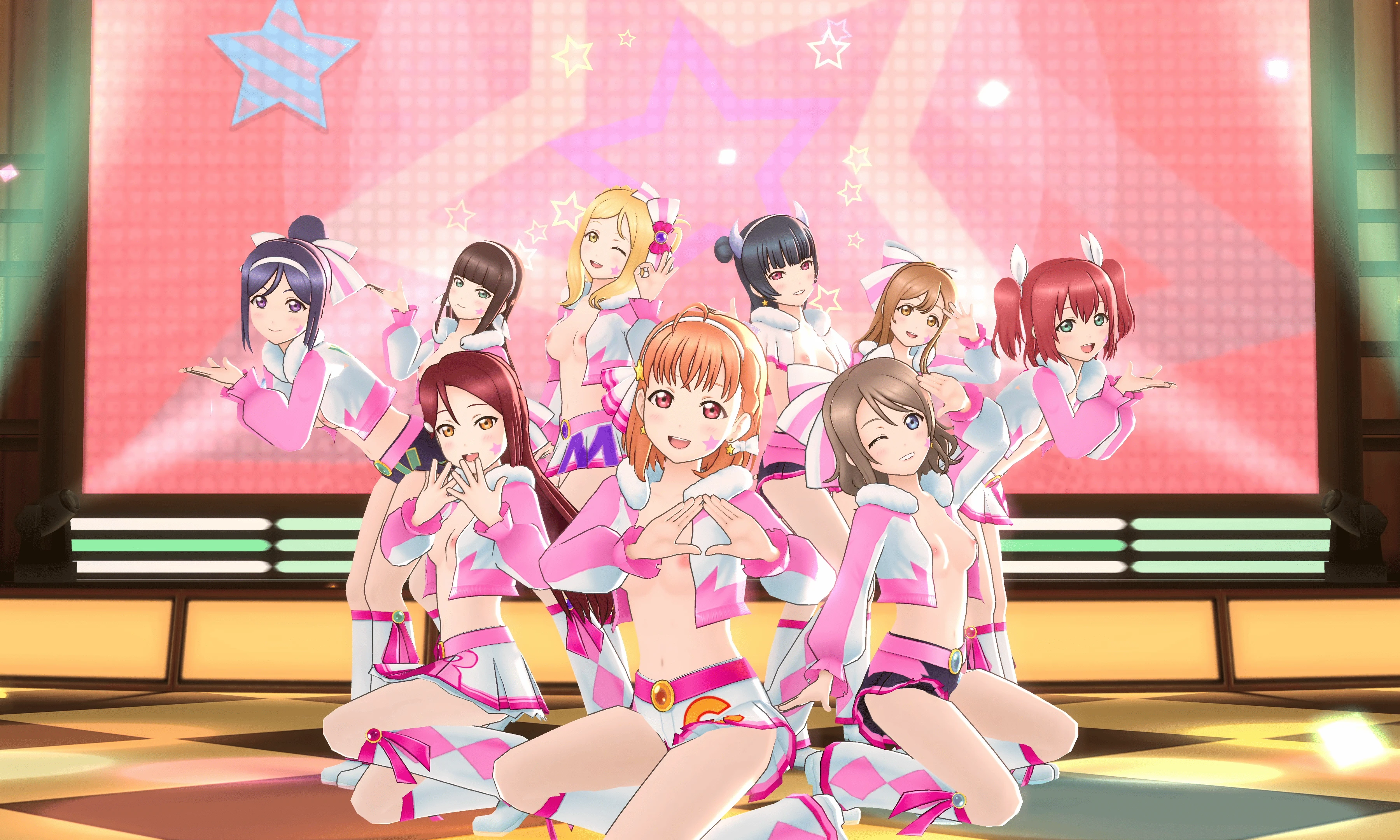 Aqours Miracle Wave no shirts Mod