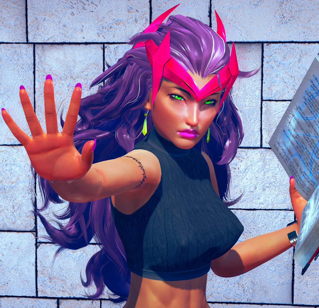 Scarlet Witch MRivals default hair