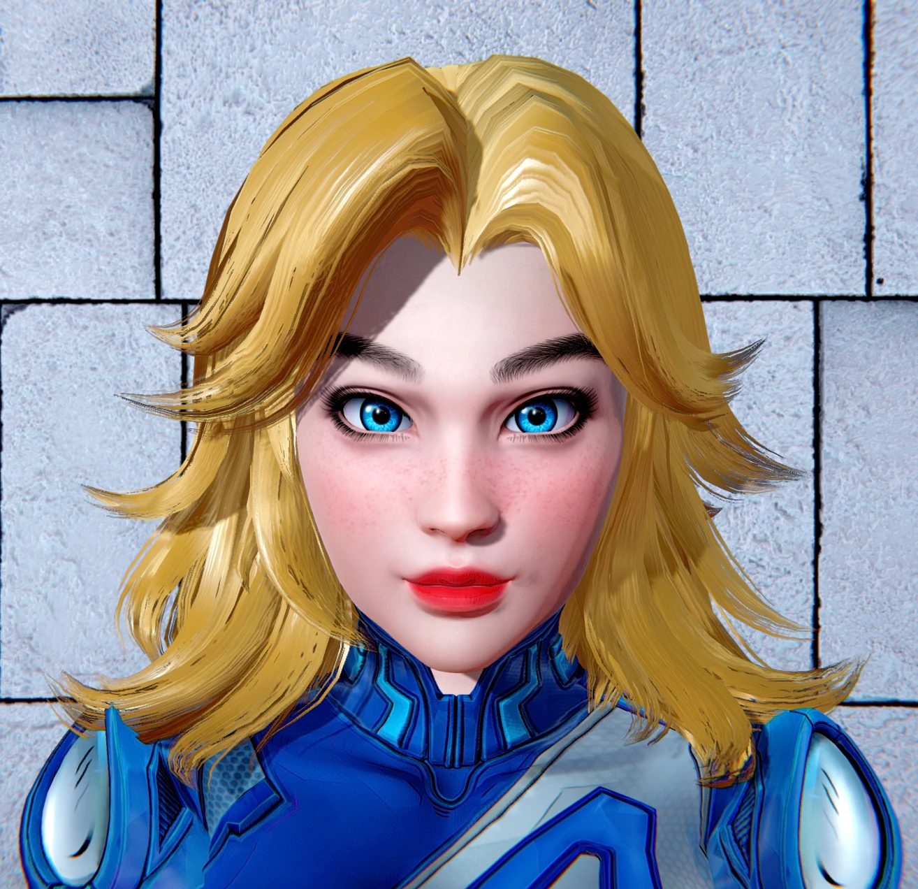 Invisible Woman MRivals default hair Mod Preview Image