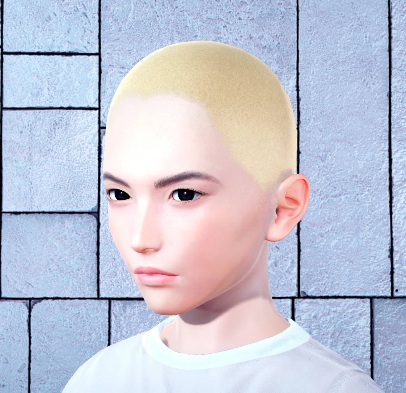 Buzz Cut 4 Bangs Mod