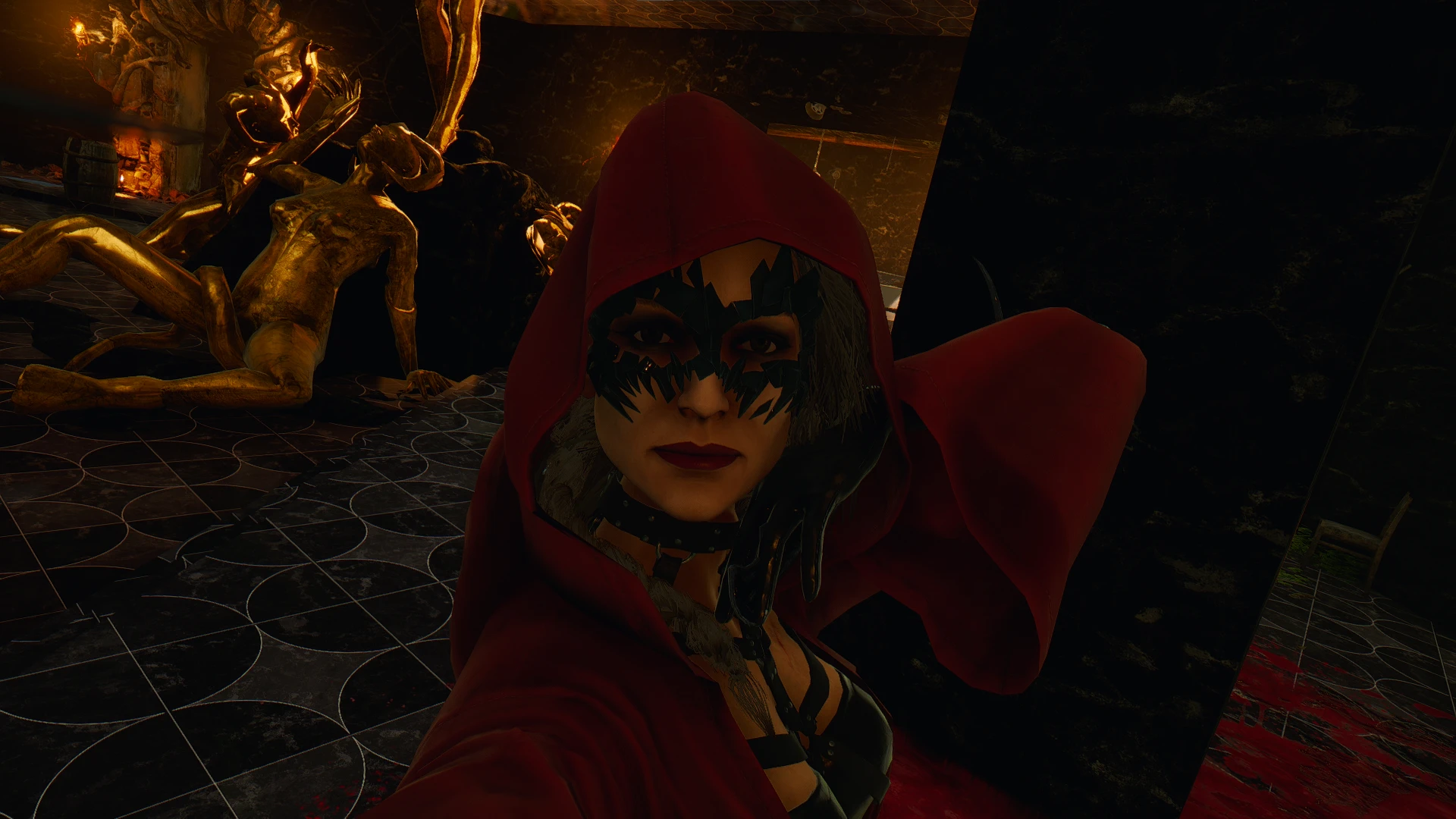 Bloody Mary with his hood and mask