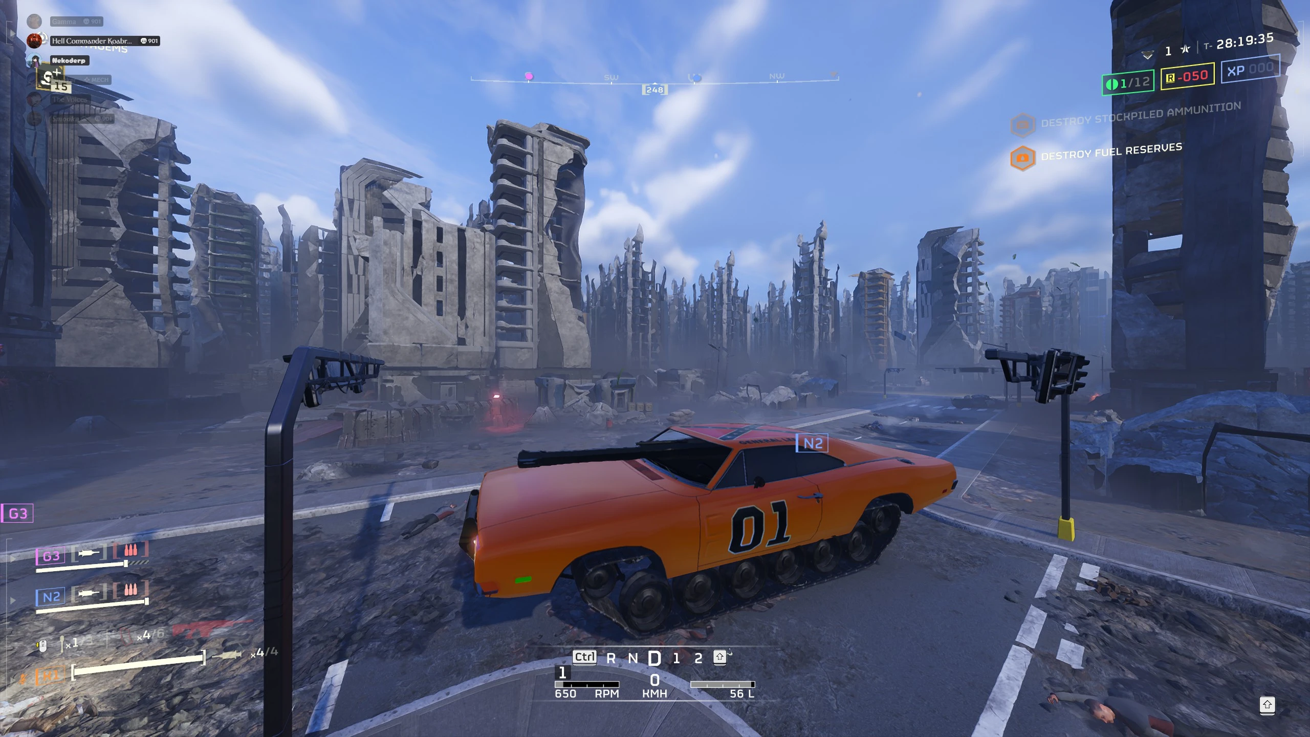 HD2 General Lee Bastion Tank Mod