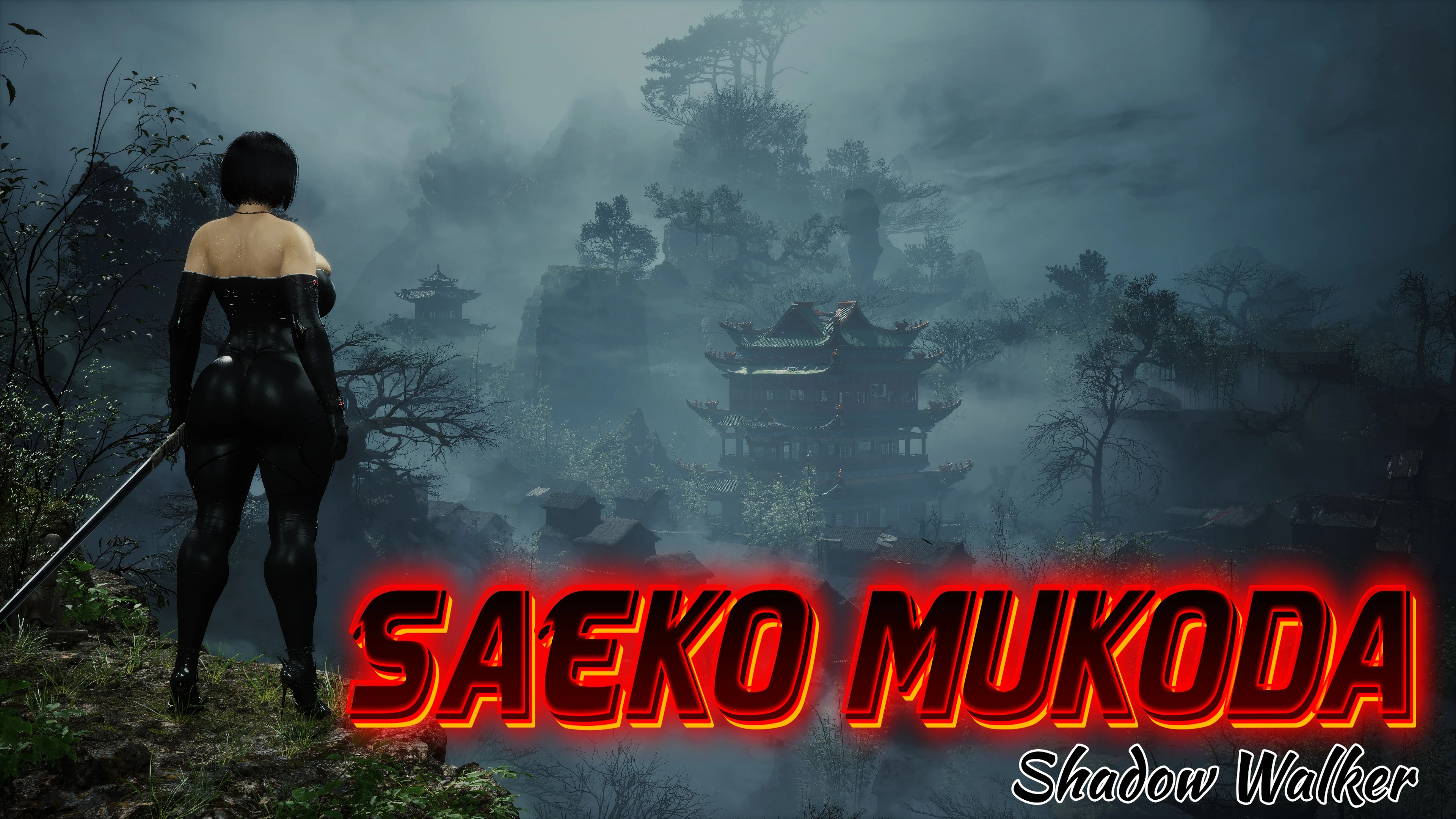 Saeko Mukoda Shadow Walker Bodysuit Mod