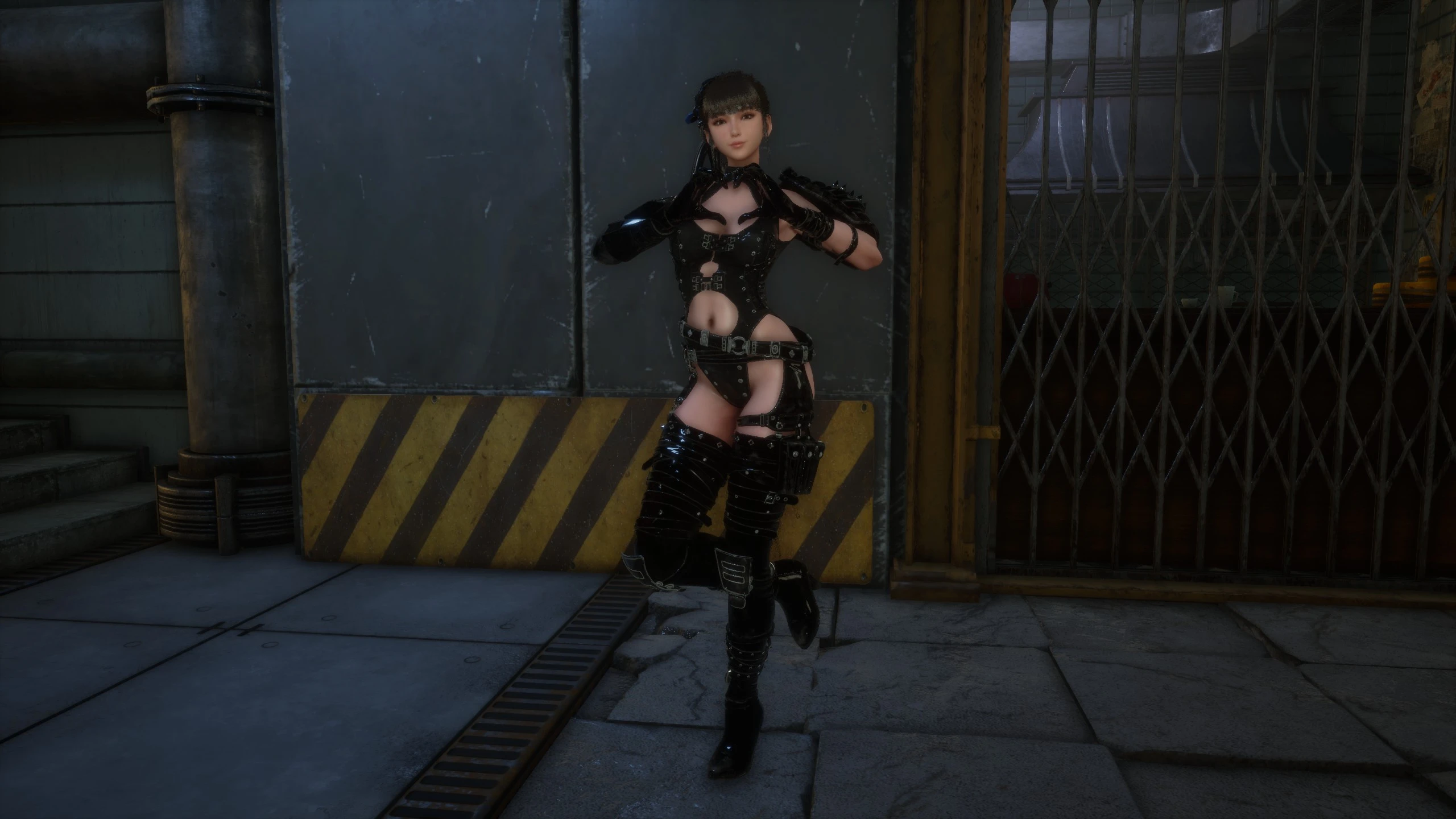 Rachel Leather Suit - NG2 Black Mod