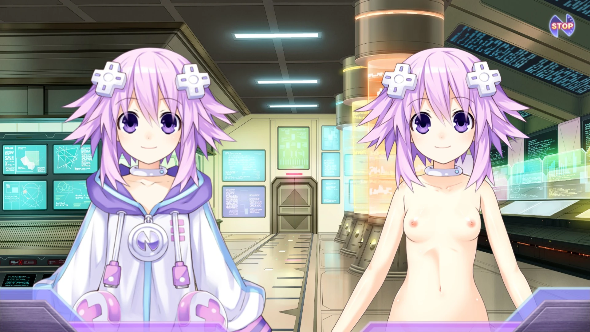 Hyperdimension Neptunia Re;Birth1 Nude Character Portraits