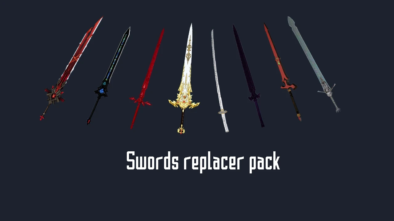 Sword replacer pack
