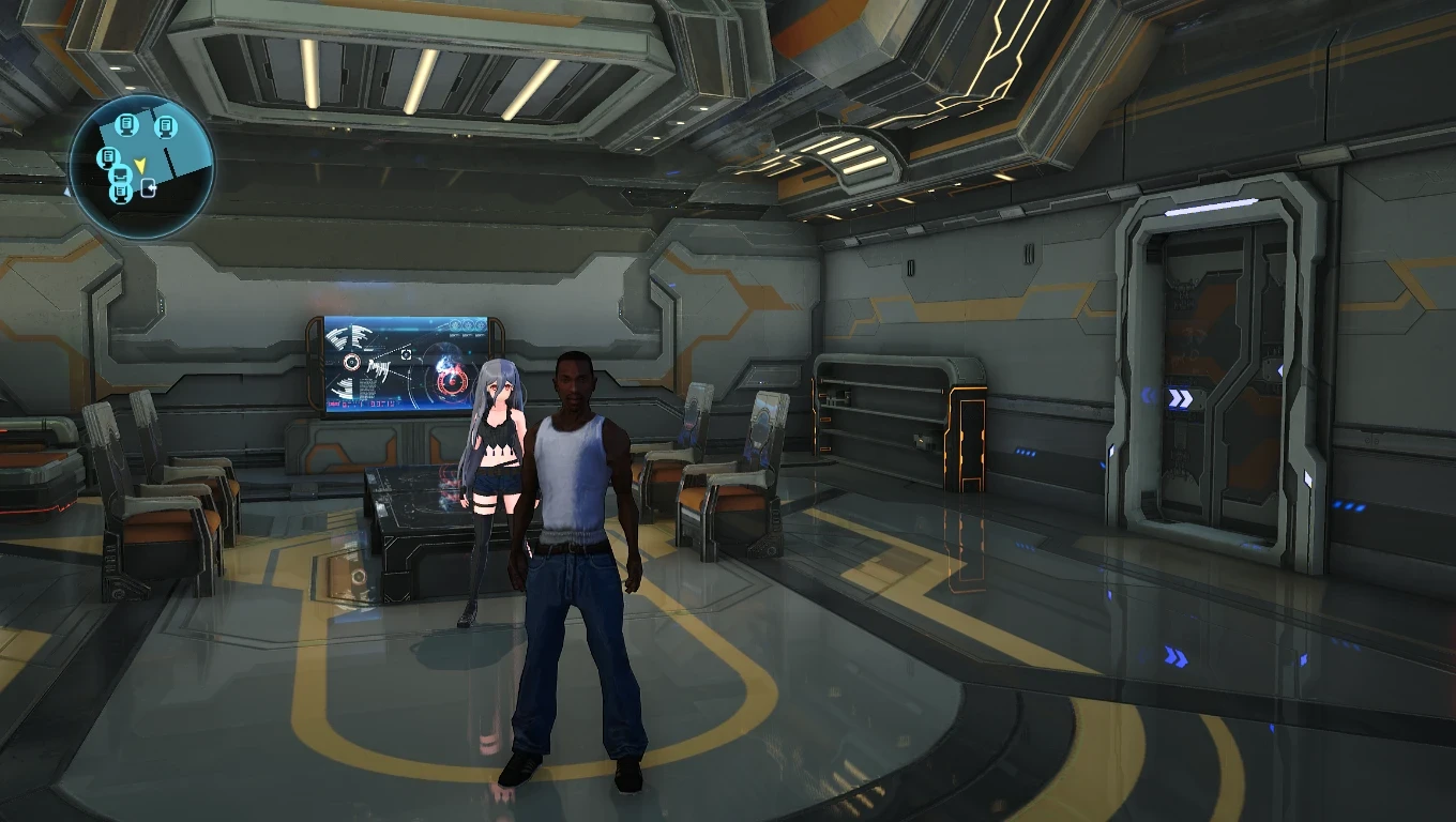 Carl Johnson at home