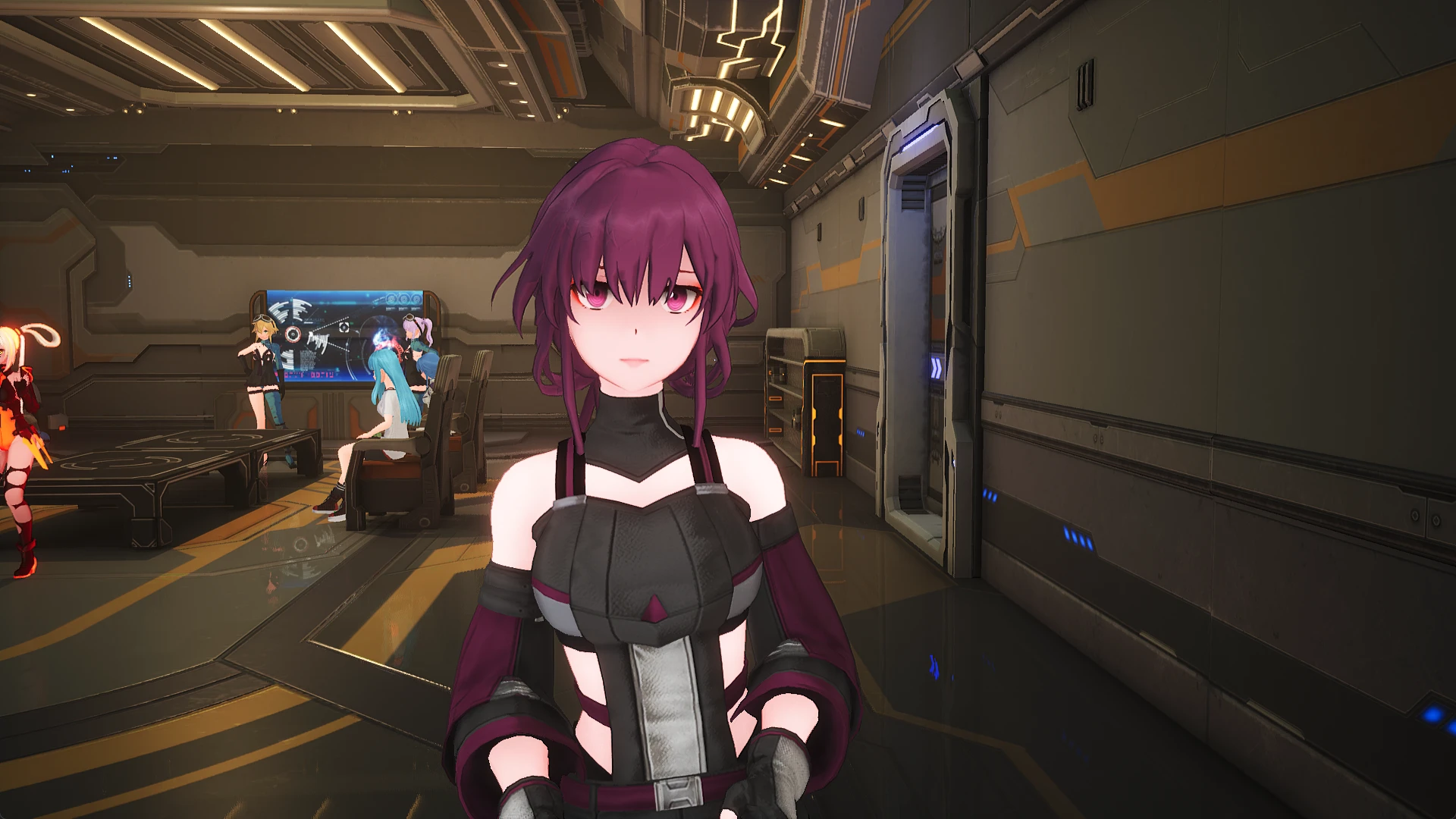 Kafka hairstyle (from Honkai Star Rail)