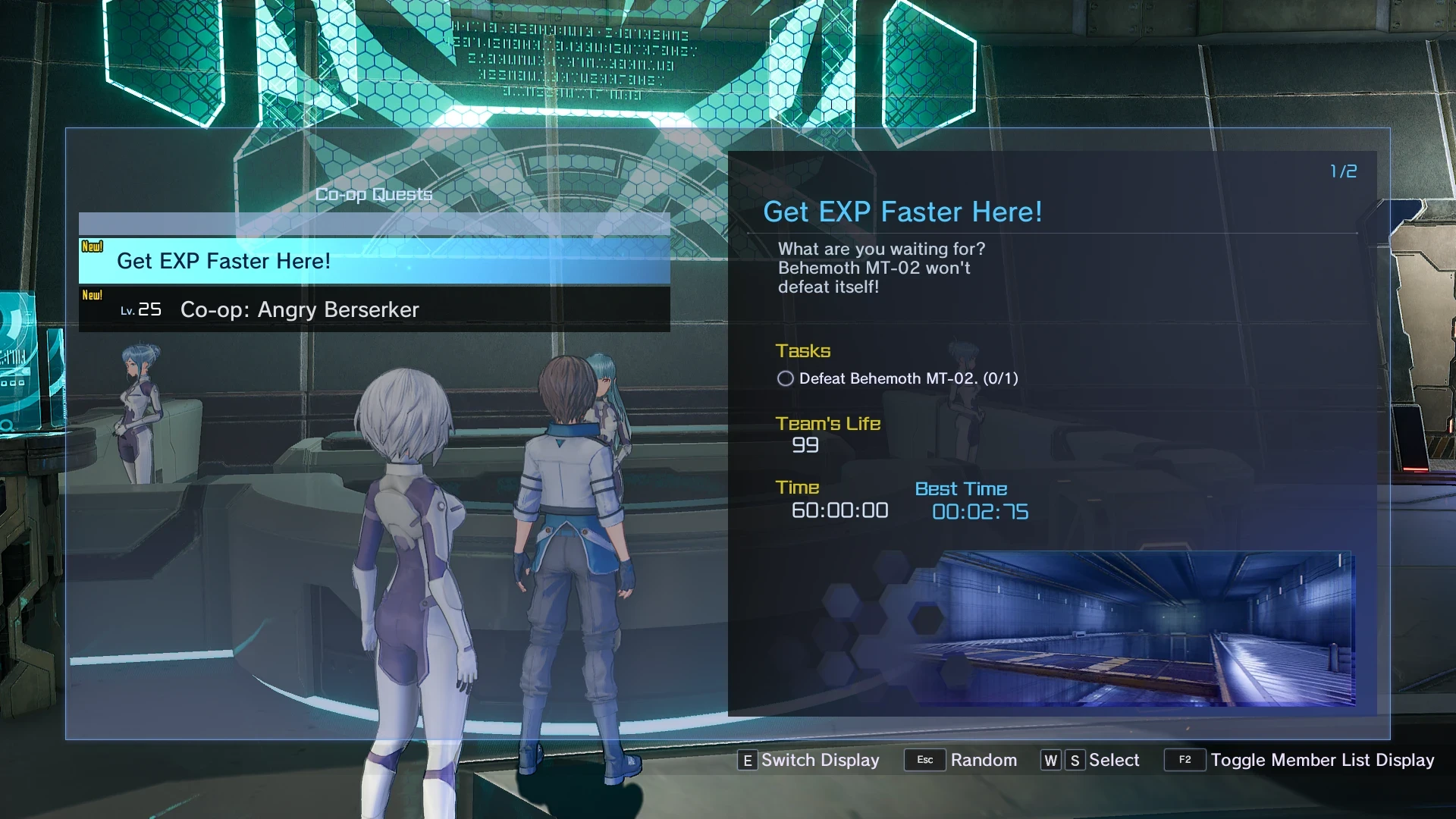 Instantly reach Level 300 on Behemoth MT-02 CO-OP Quest