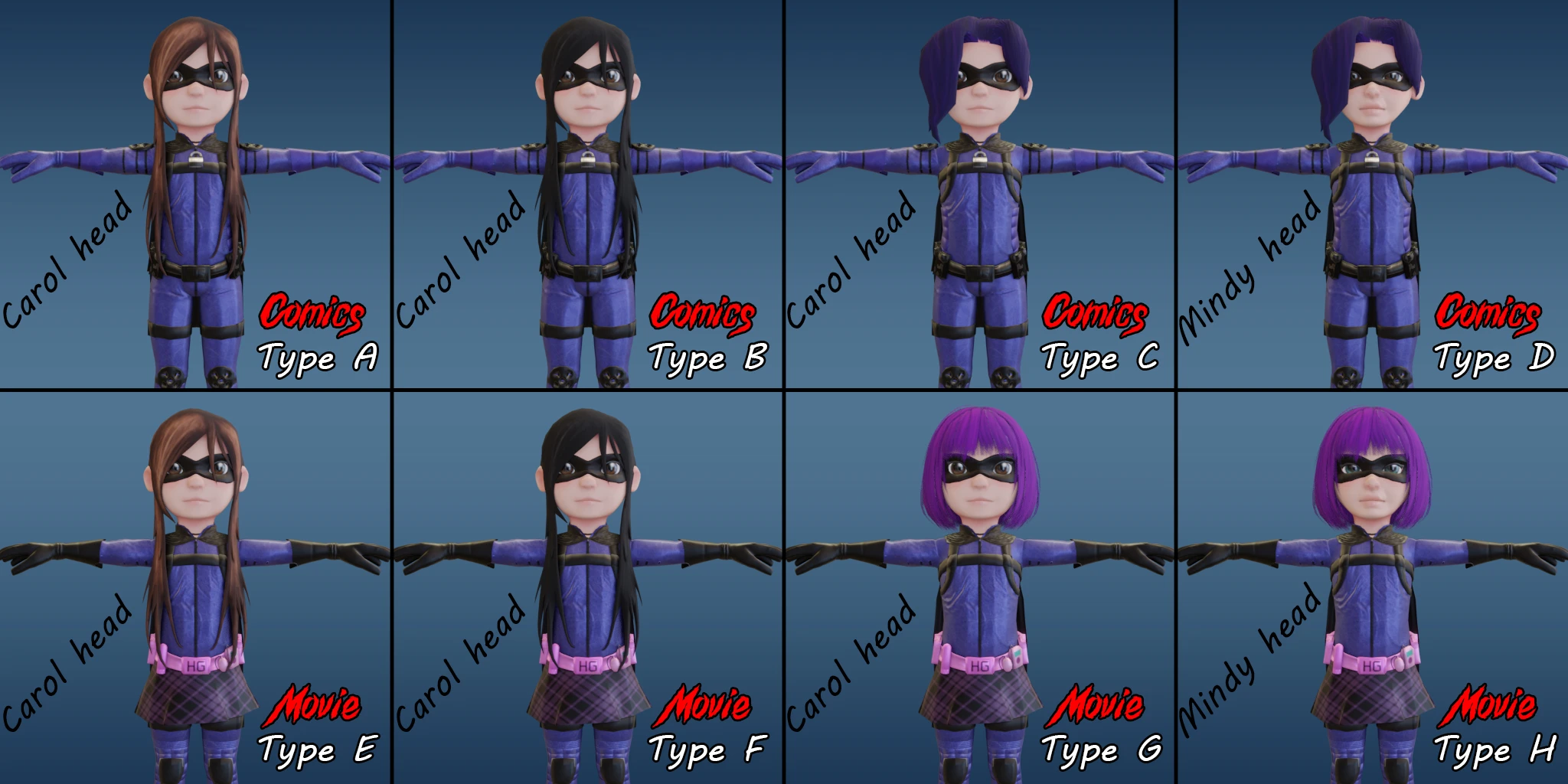 Hitgirl Pack Mod
