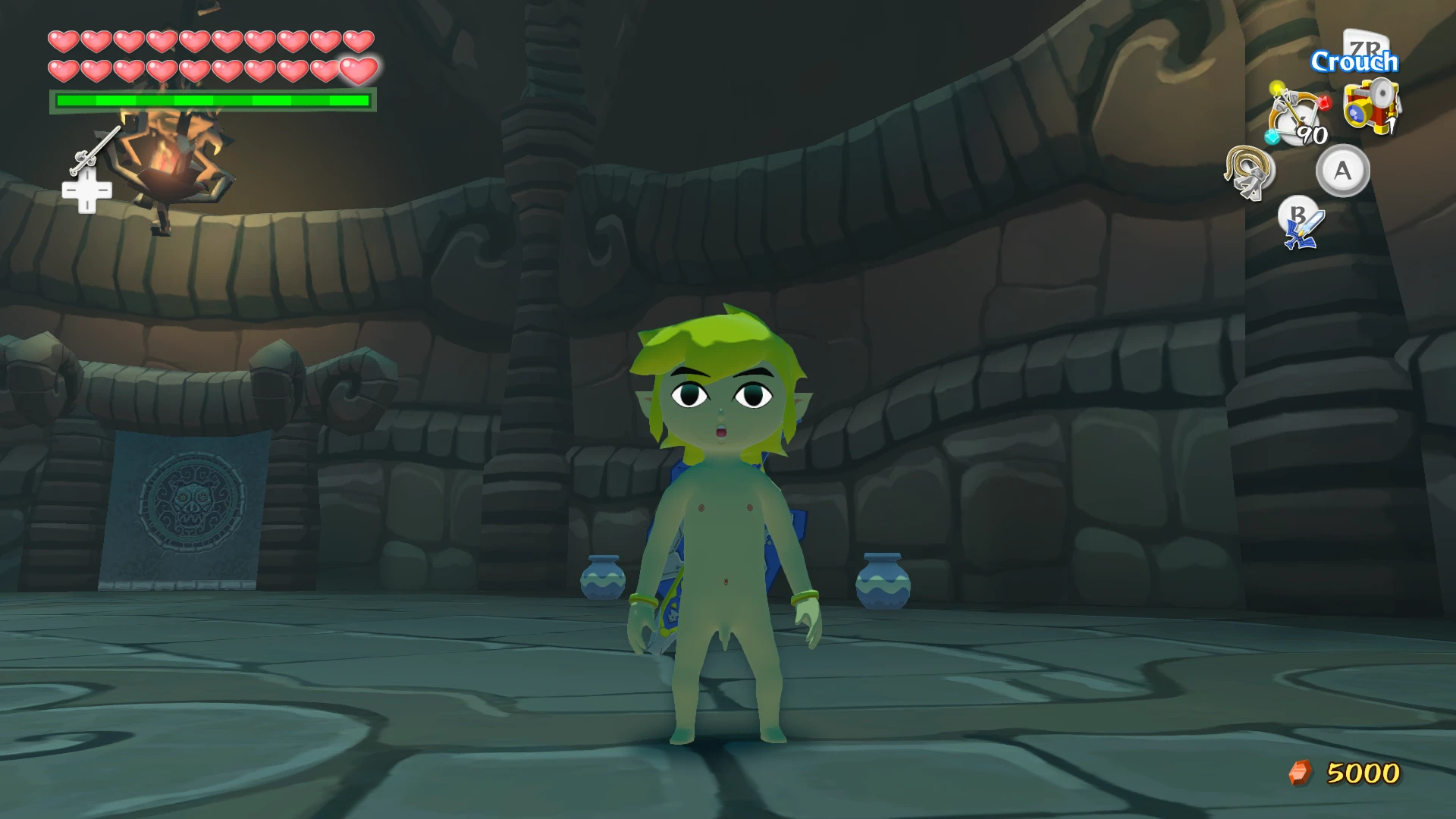 [The Legend of Zelda: The Wind Waker HD] Naked Link