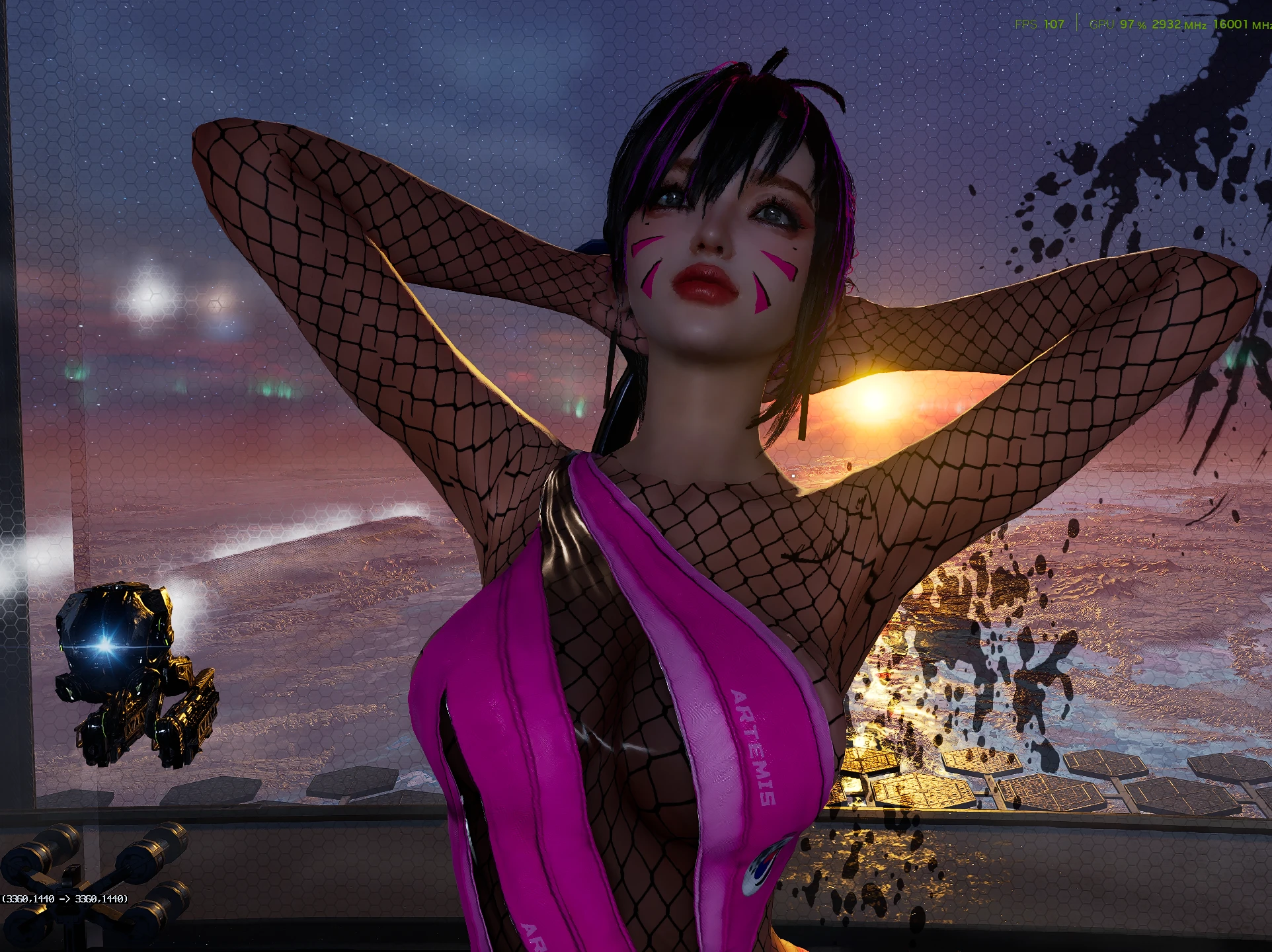 Pink Dva Bekini make up MOD replacer Mod
