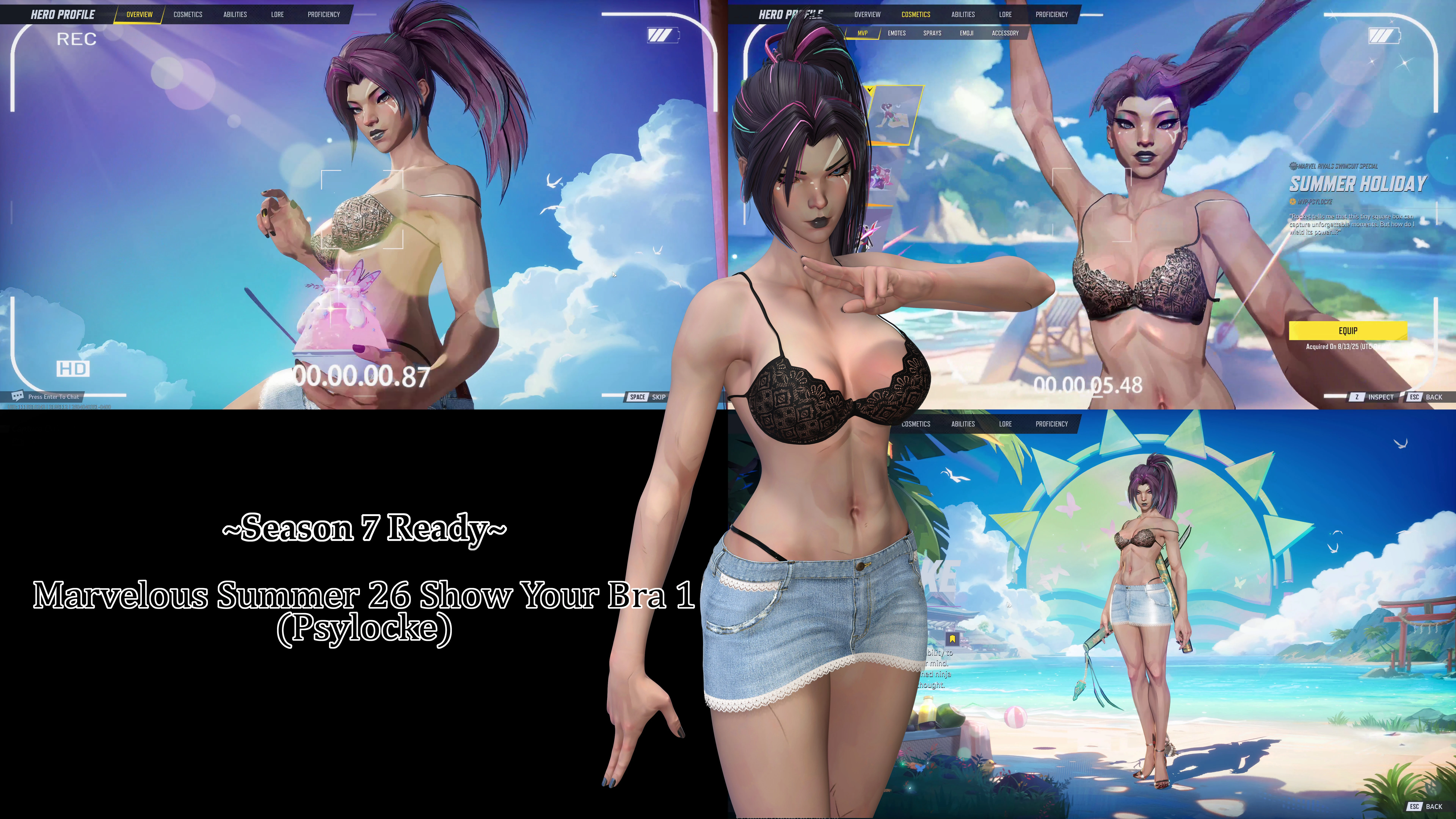 Marvelous Summer 26 Show Your Bra 1 (Psylocke) Mod