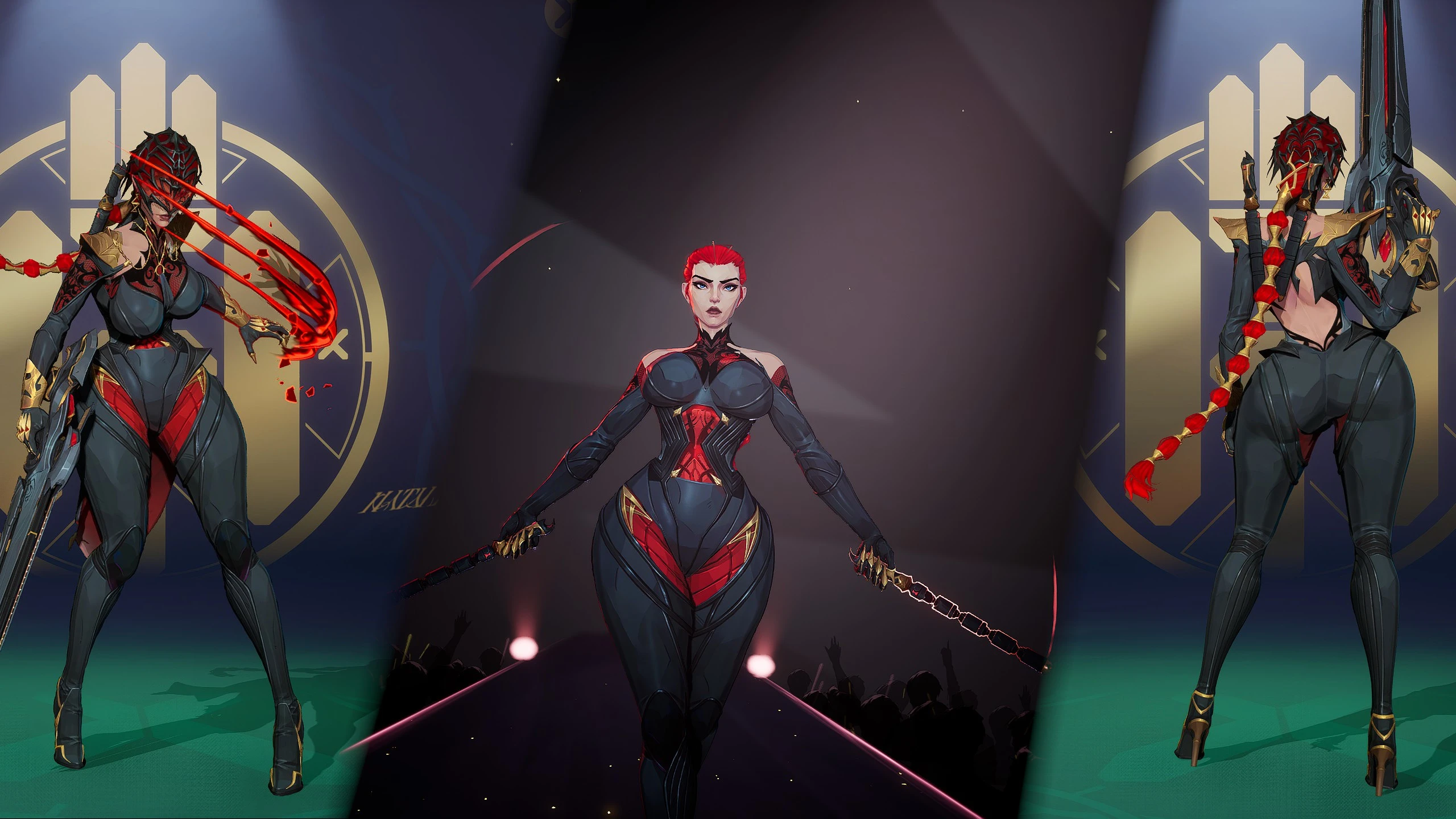 Thicc Black Widow (Red Runway Veil) Mod